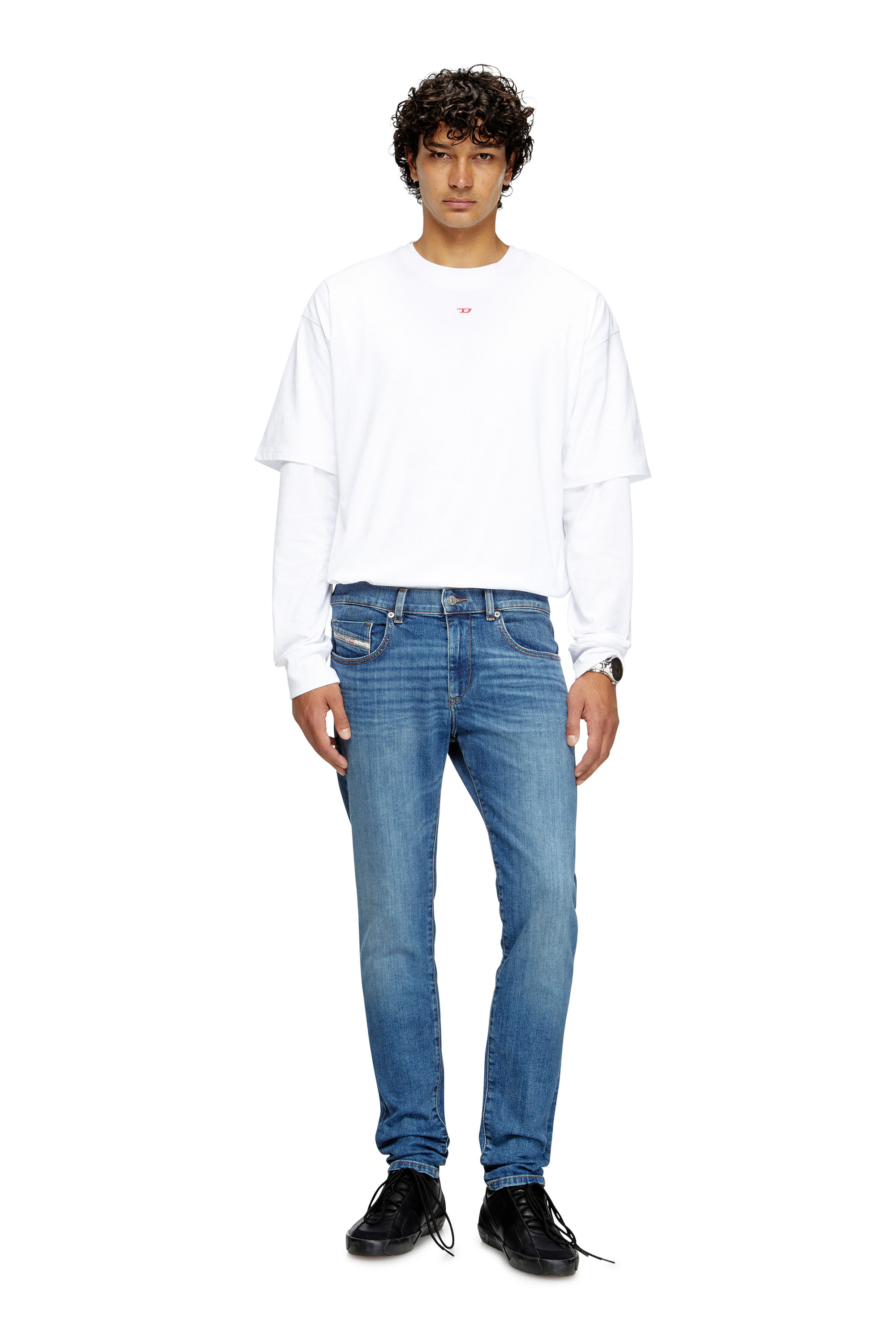 Slim Jeans 2019 D-Strukt 0KIAL, Hellblau Diesel - Herren Slim Jeans 2019 D-Strukt 0KIAL, Hellblau - 1