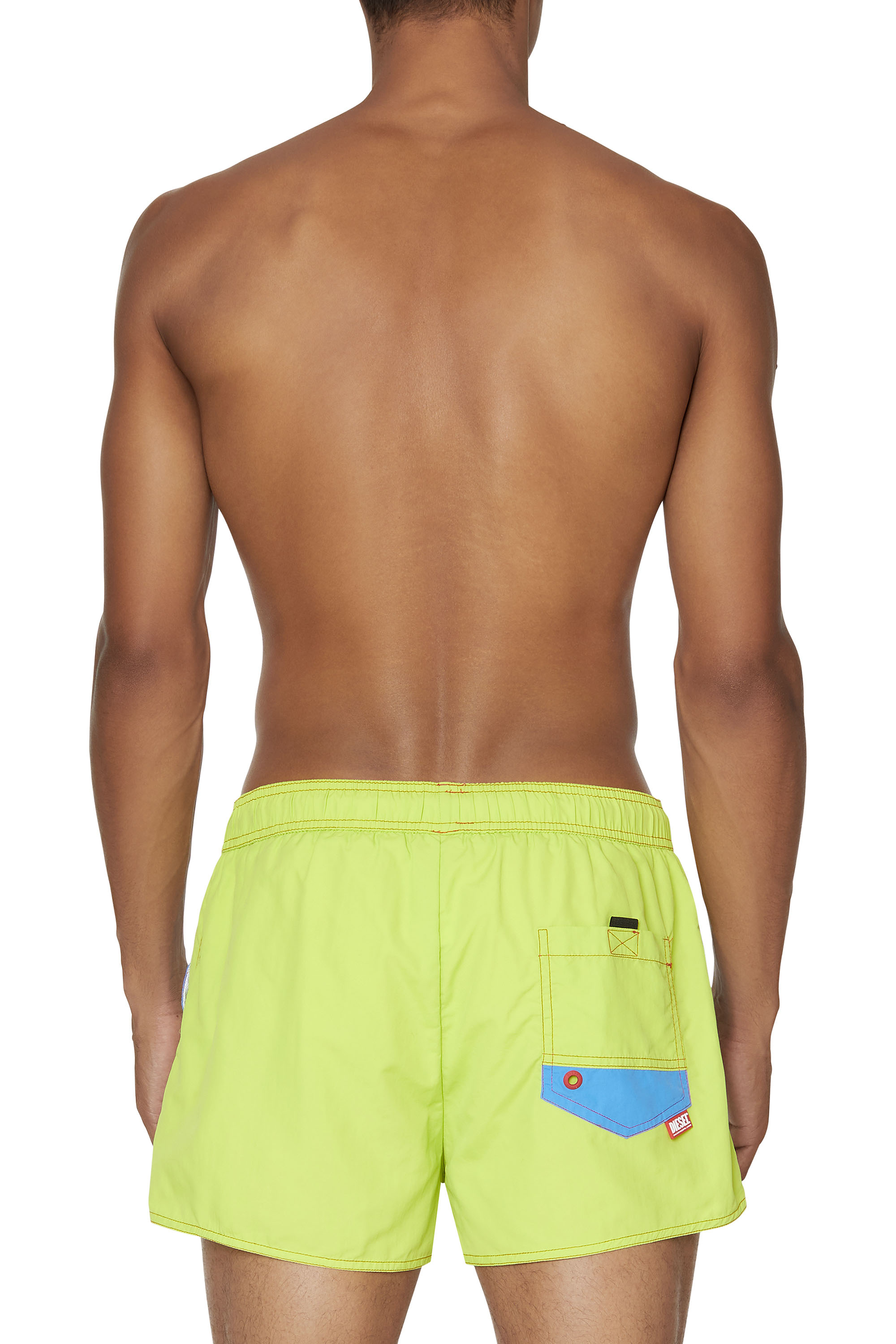 Diesel - BMBX-CAYBAY SHORT CALZONCINI, Giallo/Blu - Image 3