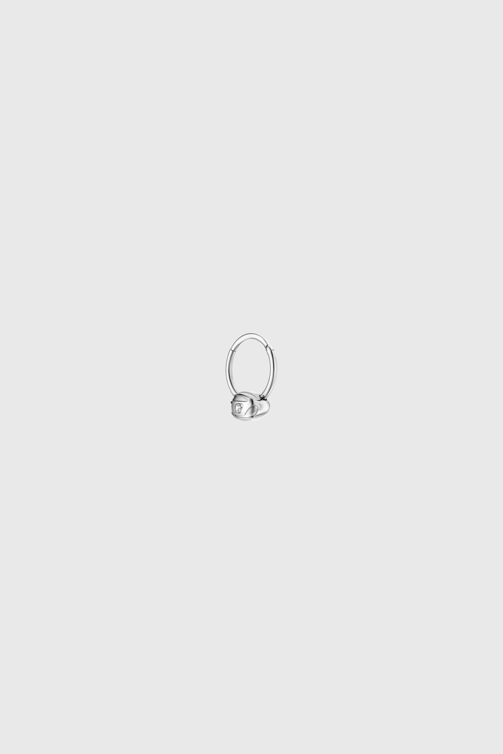 Diesel - DX1701040 JEWELLERY, Bijou de septum en acier inoxydable Mixte in Gris argent&eacute; - 1