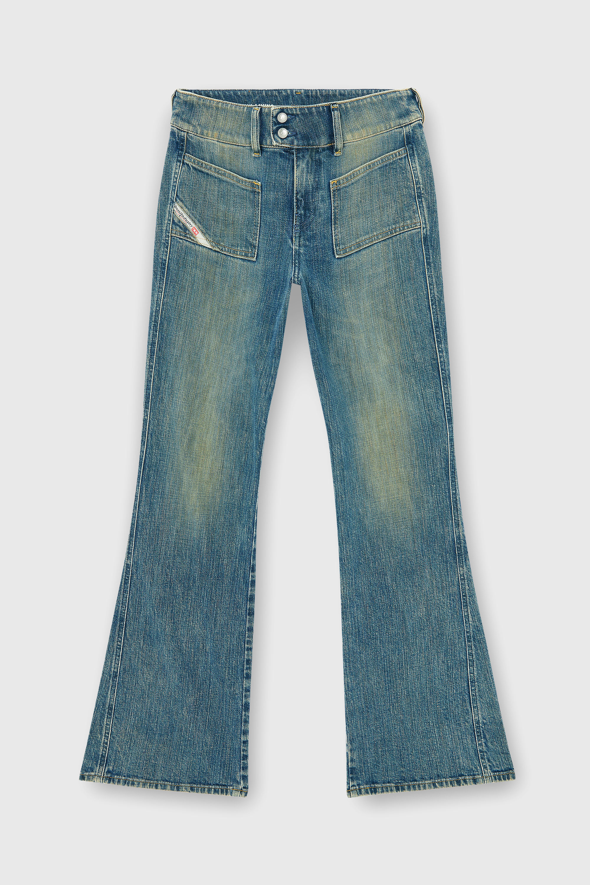 Diesel - Woman's Bootcut Jeans D-Hush 007EJ, Medium blue - 2