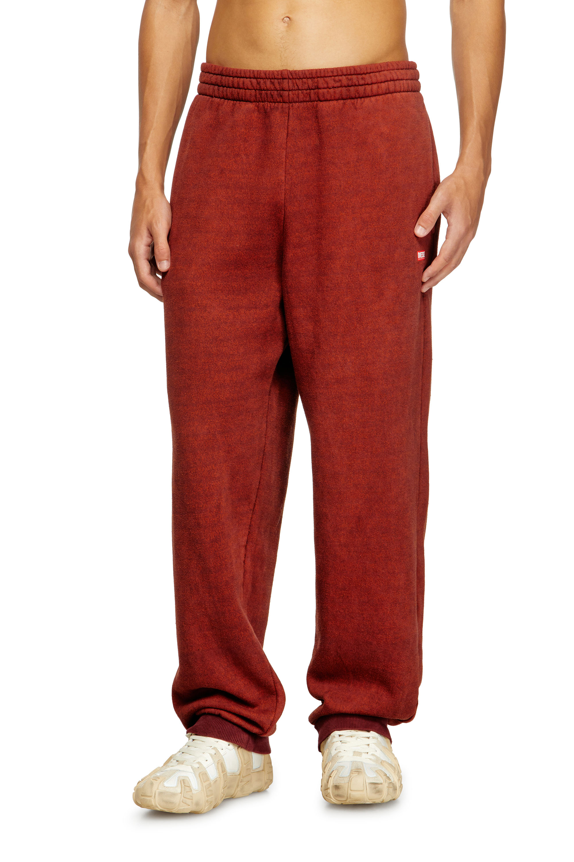 Diesel - P-MARKY-CUFF, Pantaloni con coulisse e rifinitura a costine Uomo in ToBeDefined - 1