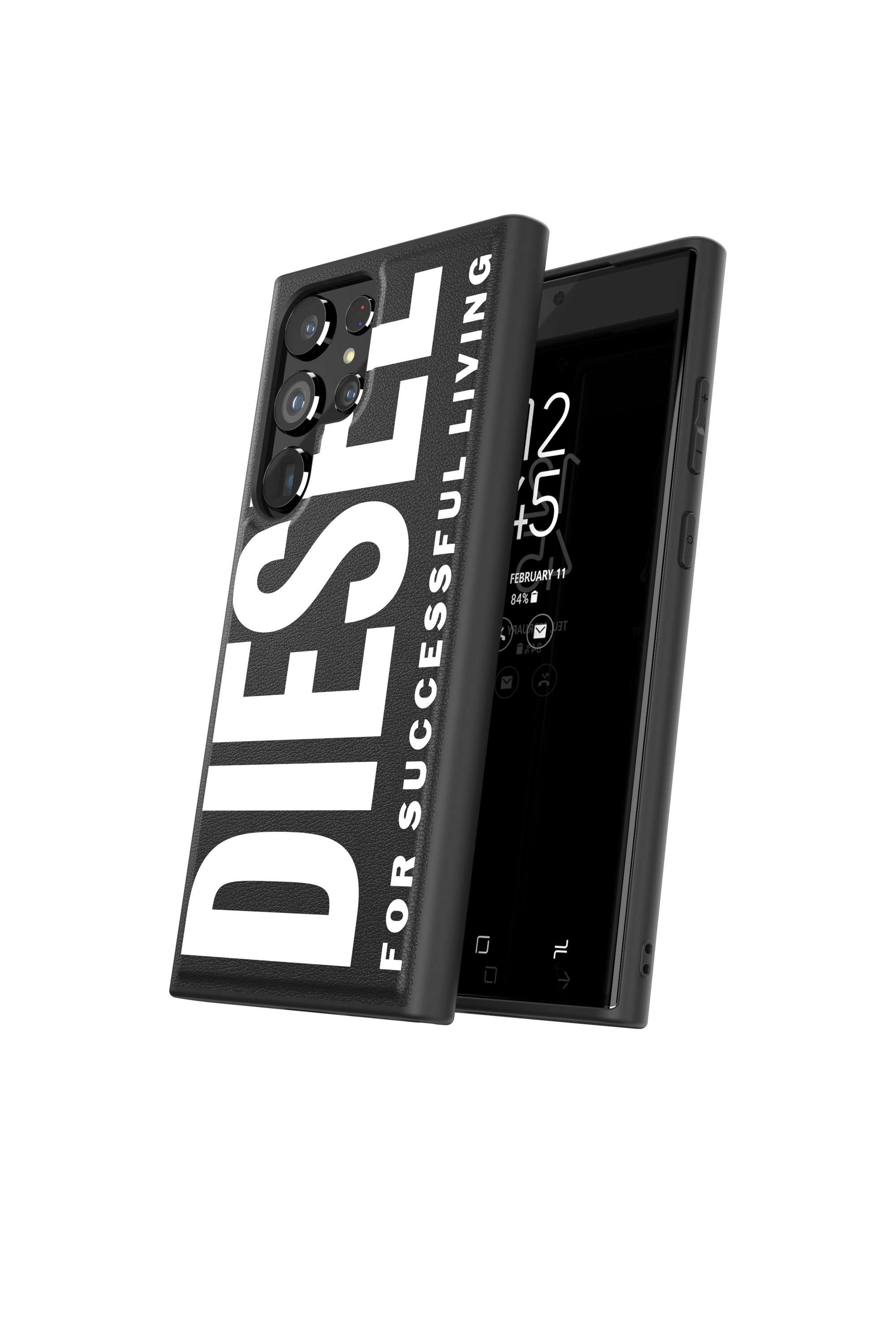 Diesel - 52928 MOULDED CASE, Unisex Handycase für Galaxy S23 Ultra in Schwarz/Weiss - 3