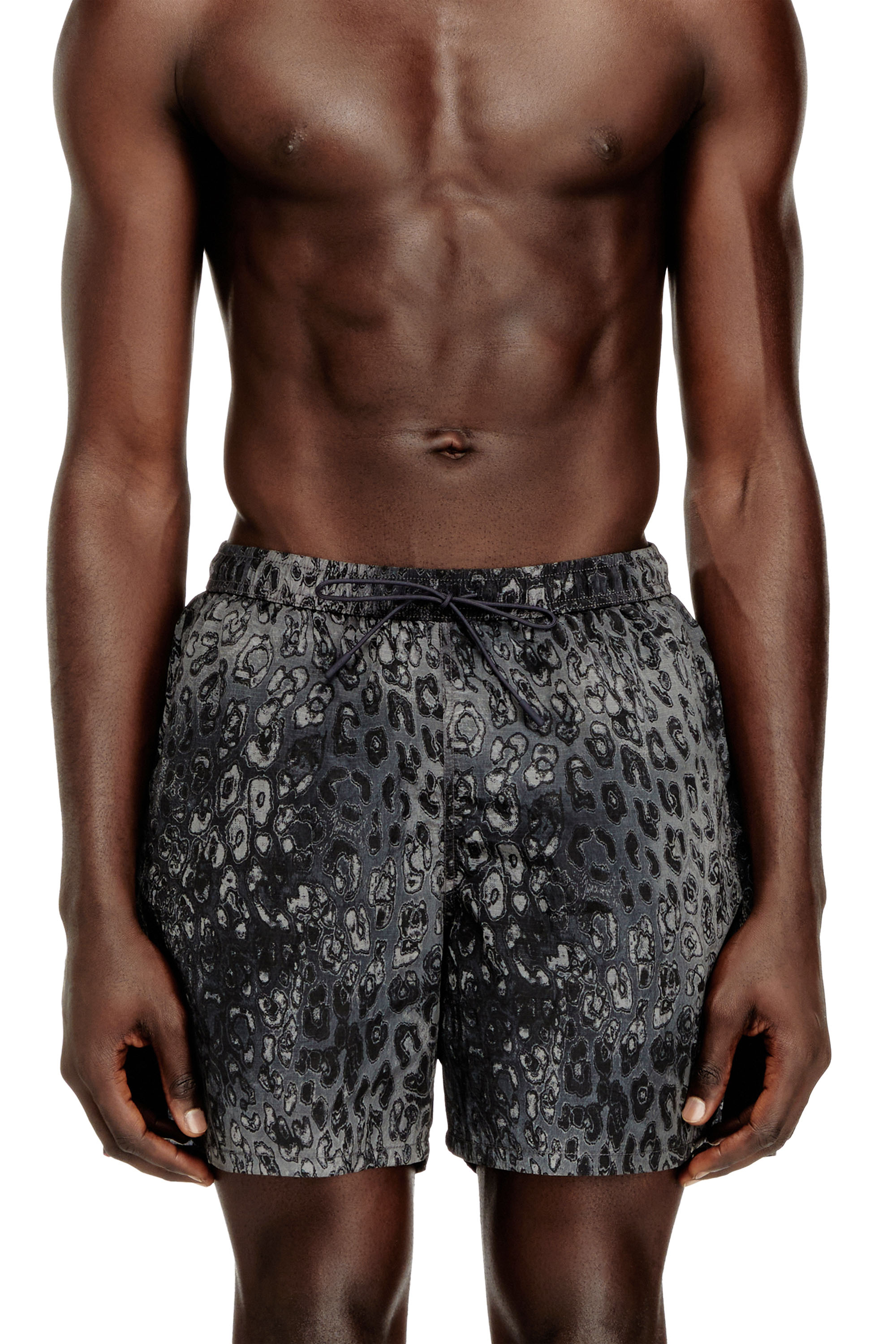 Diesel - SOCCER-41-UTLT, Herren Badeshorts mit Animal-Print in null - 2