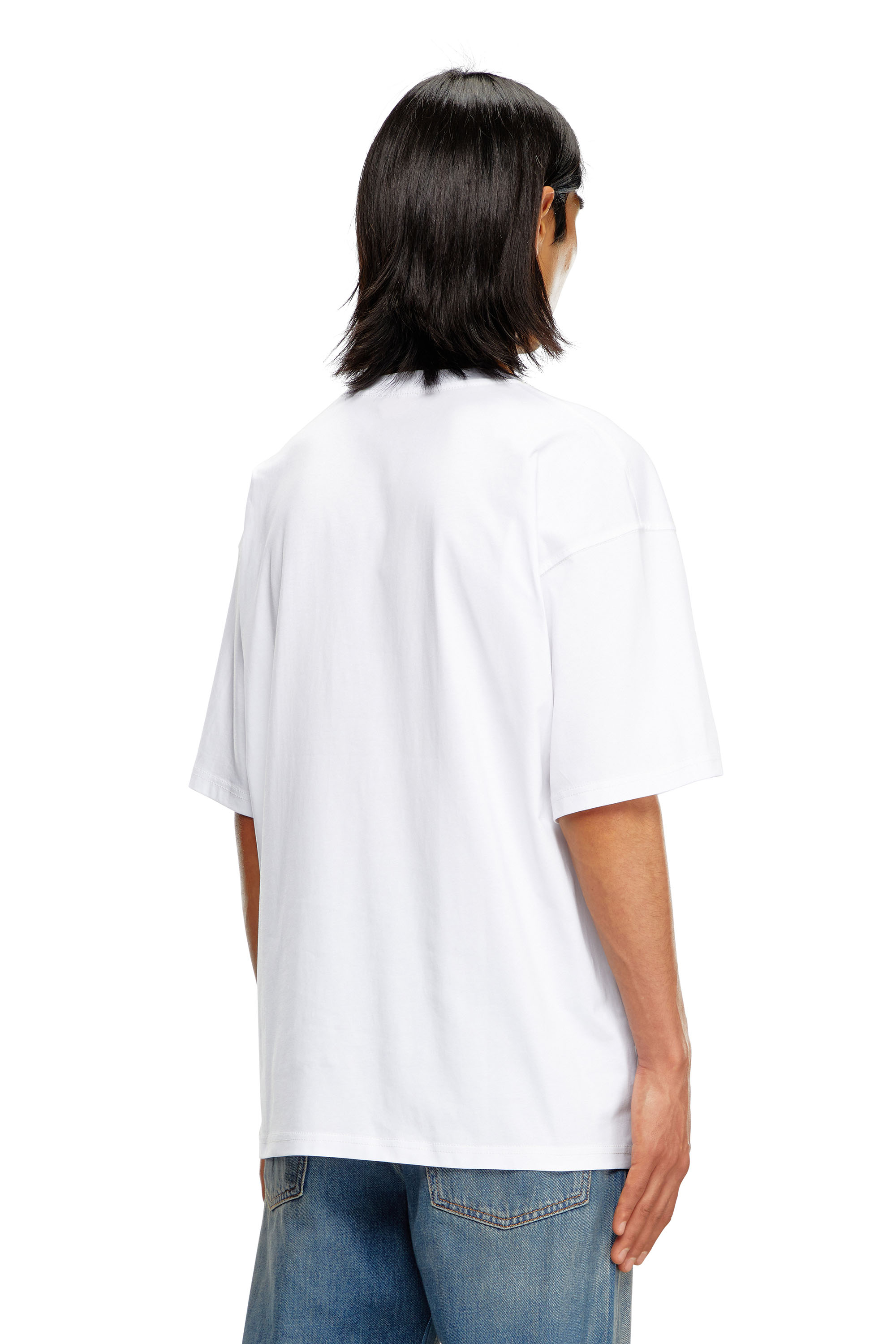 Diesel - T-BOXT-K4, Homme T-shirt avec imprimé tatouage in Blanc - Image 4