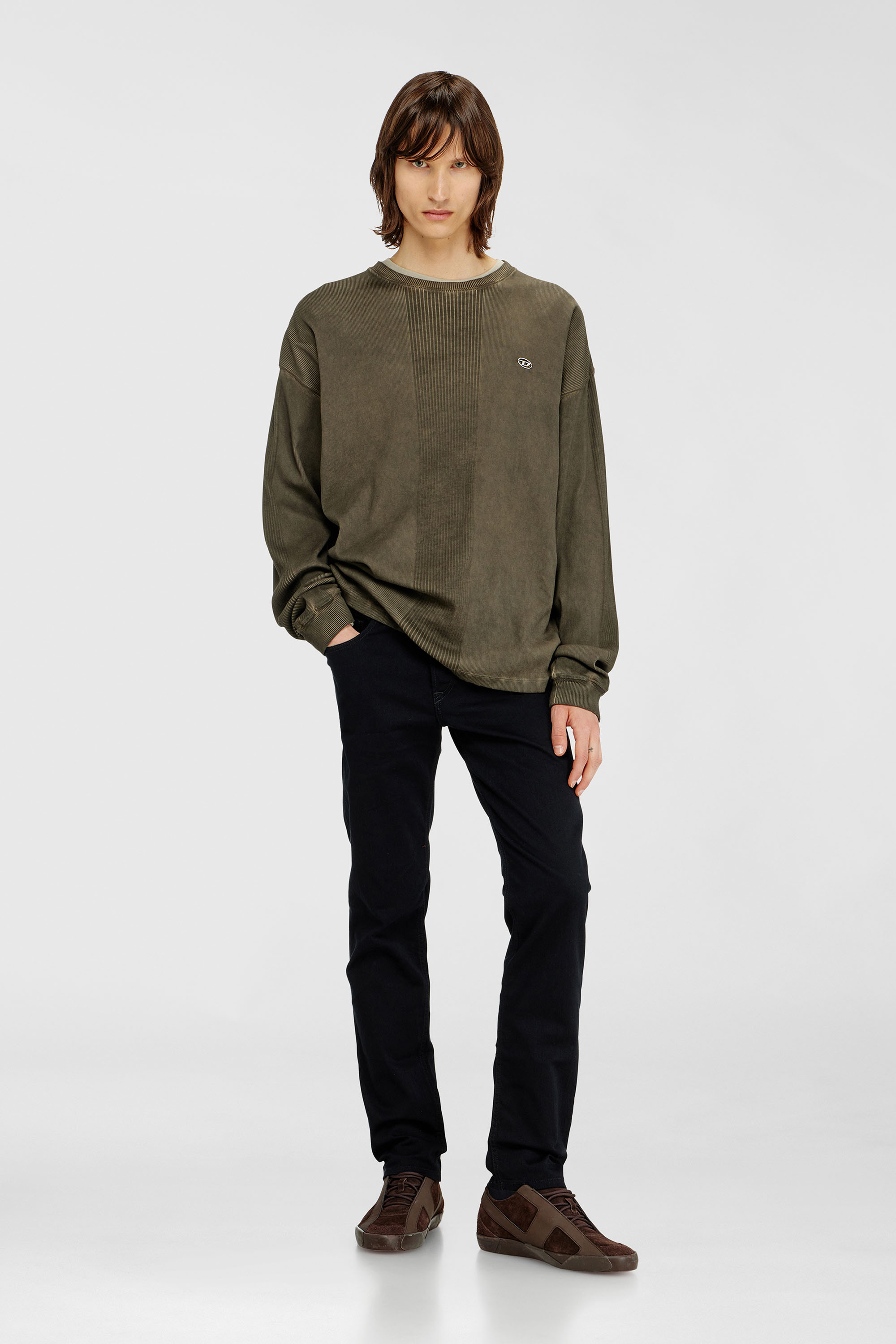 Diesel - Regular Jeans 2023 D-Finitive 069YP Homme, Noir/Gris fonc&eacute; - Image 2