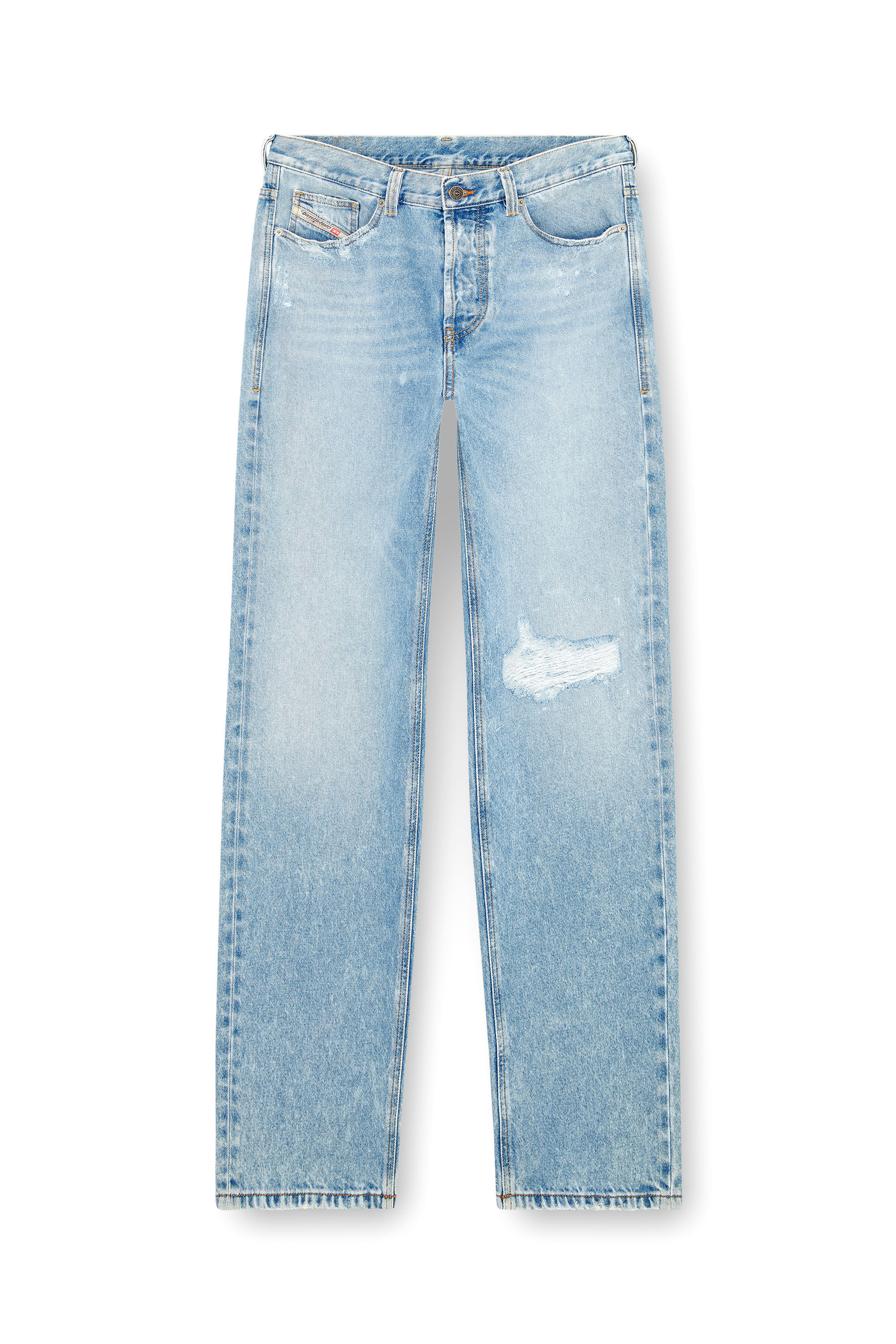 Diesel - Homme Straight Jeans 2010 D-Macs 09J80, Bleu Clair - Image 5