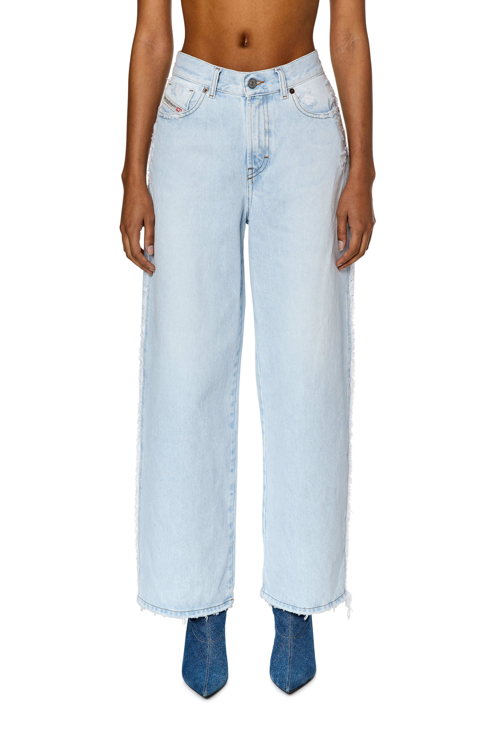 Diesel - Bootcut and Flare Jeans 2000 Widee 007M7, Blu Chiaro - Image 1