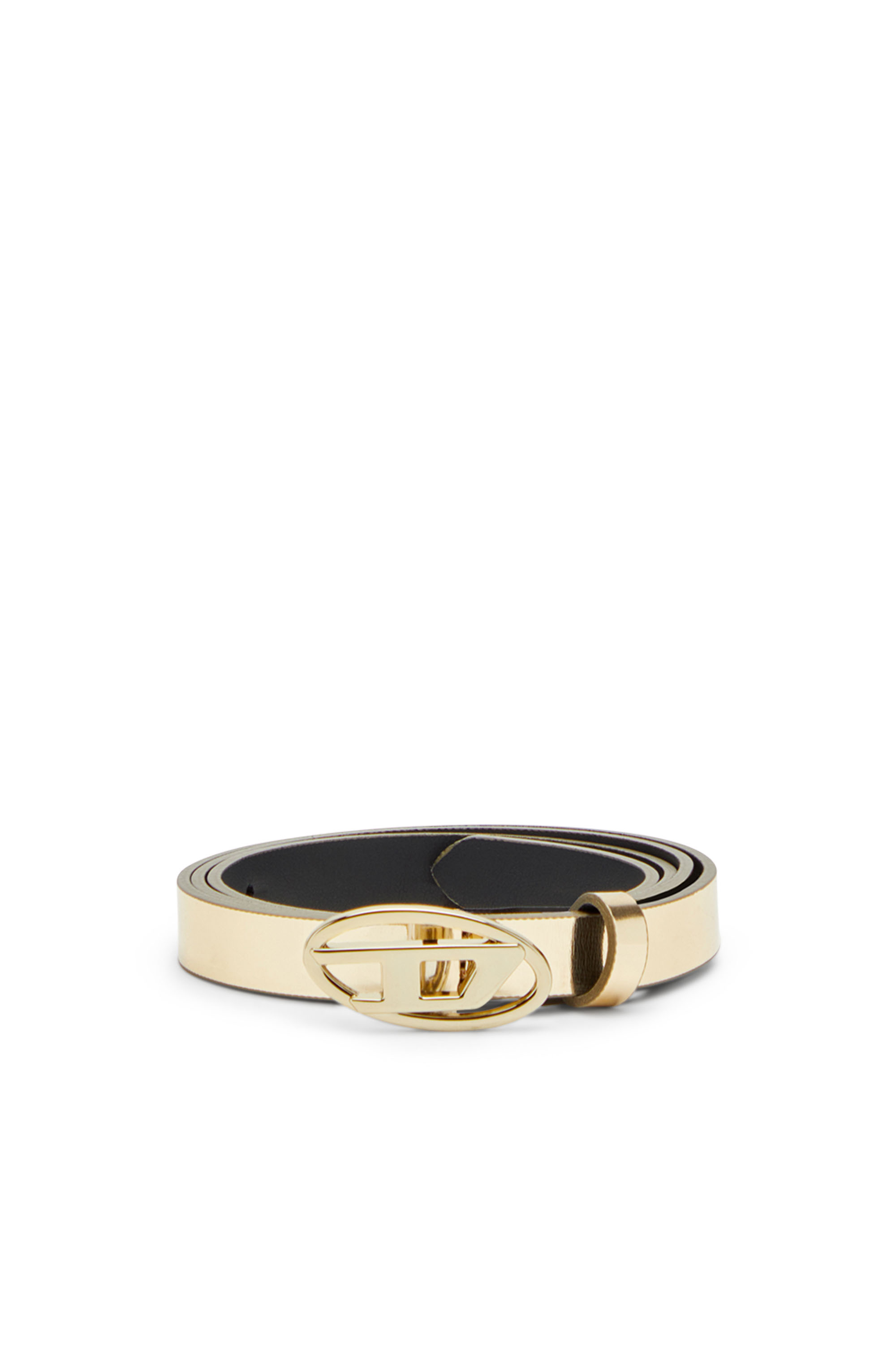 Diesel - B-1DR 15, Ceinture de 1,5 cm avec finition métallisée effet miroir Femme in ToBeDefined - 1