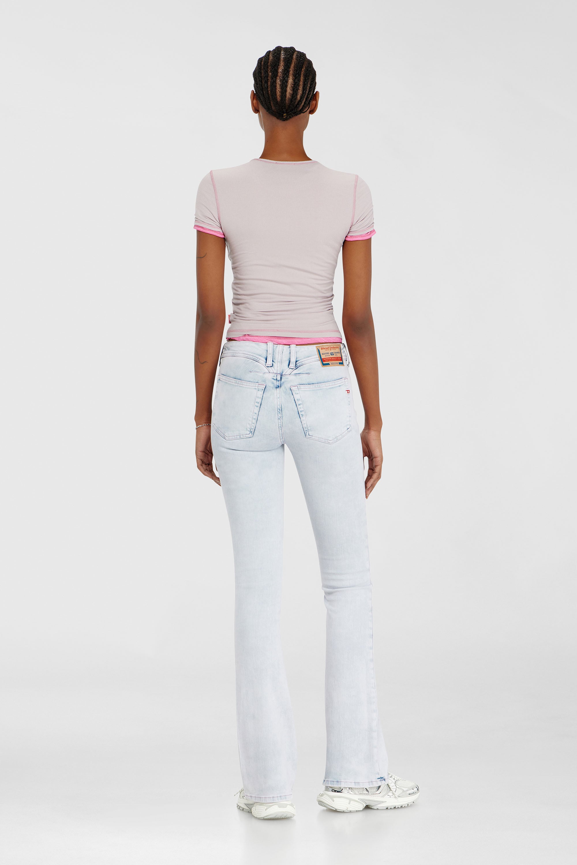 Diesel - Damen Bootcut Jeans 1969 D-Ebbey 0HDBH, Hellblau - 3