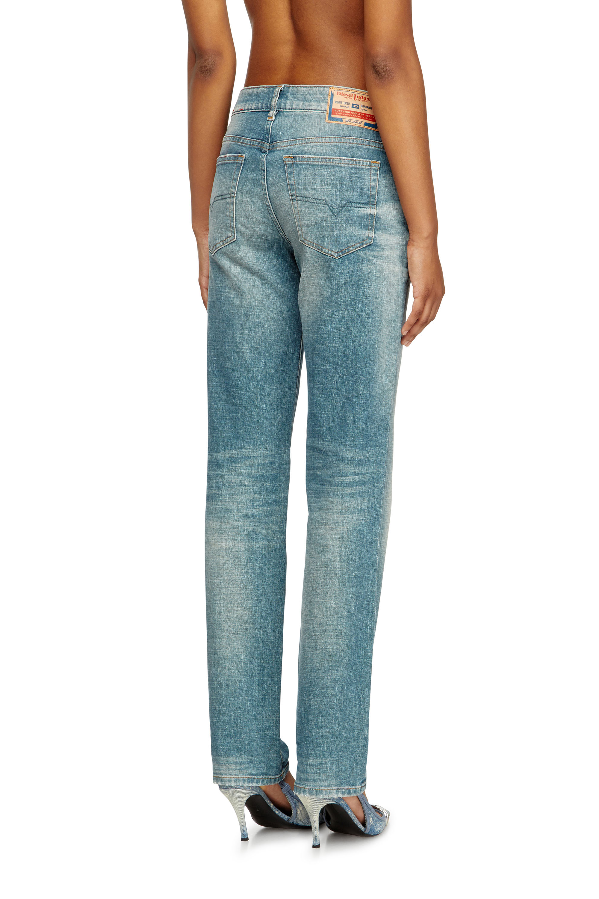 Diesel - Damen Regular Jeans 1989 D-Mine 09M58, Mittelblau - 4