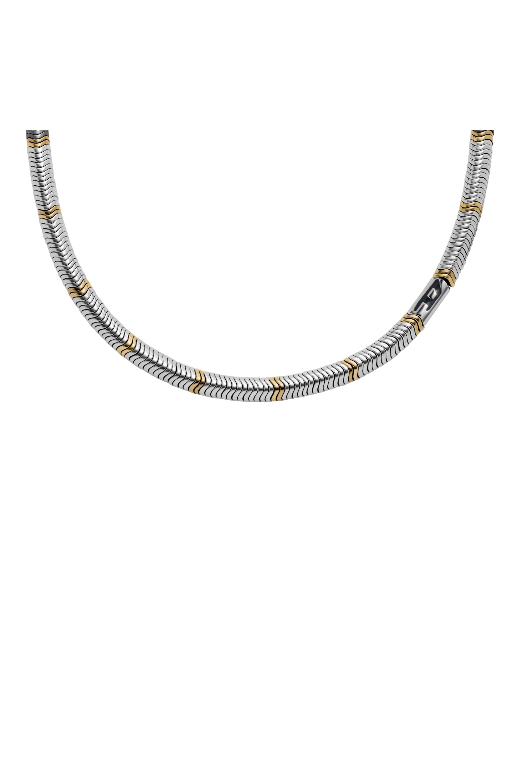 Diesel - DX1575931 JEWEL, Collier en perles d'hématite Mixte in Gris argenté - 2