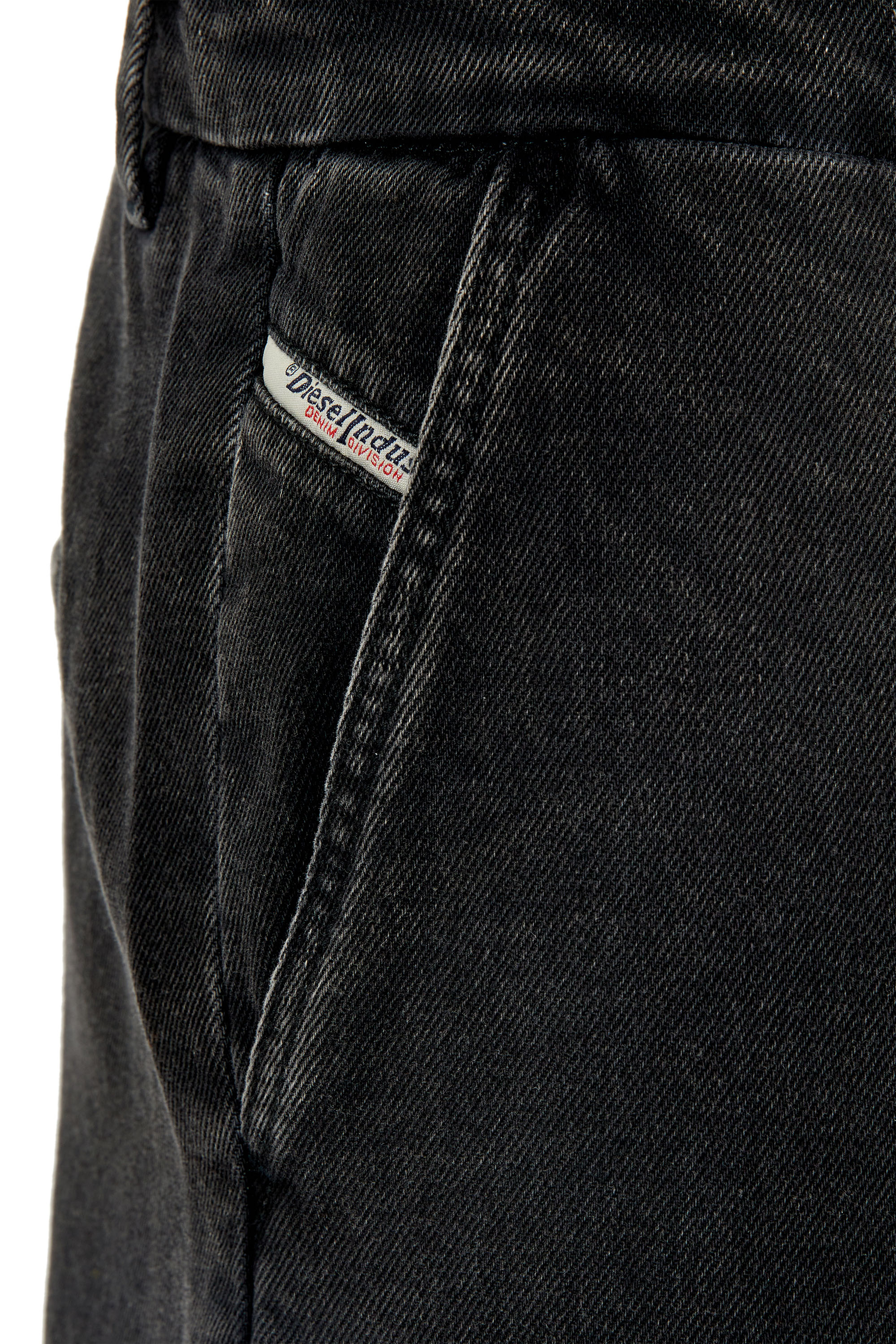 Diesel - Straight Jeans D-Chino-Work 09B88, Black/Dark grey - Image 3