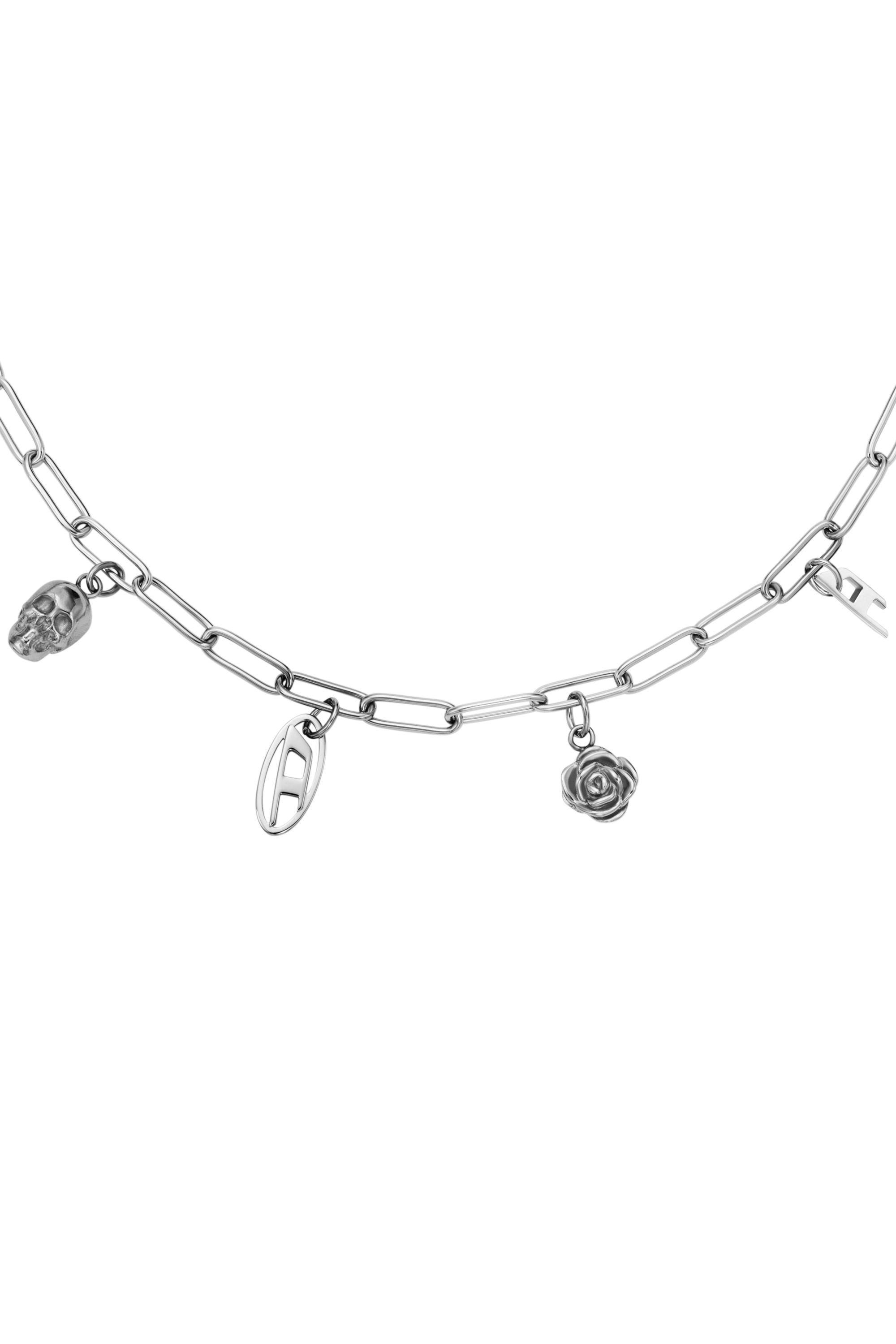 Diesel - DX1605040, Collana con charm in acciaio inox Unisex in Argento - 2