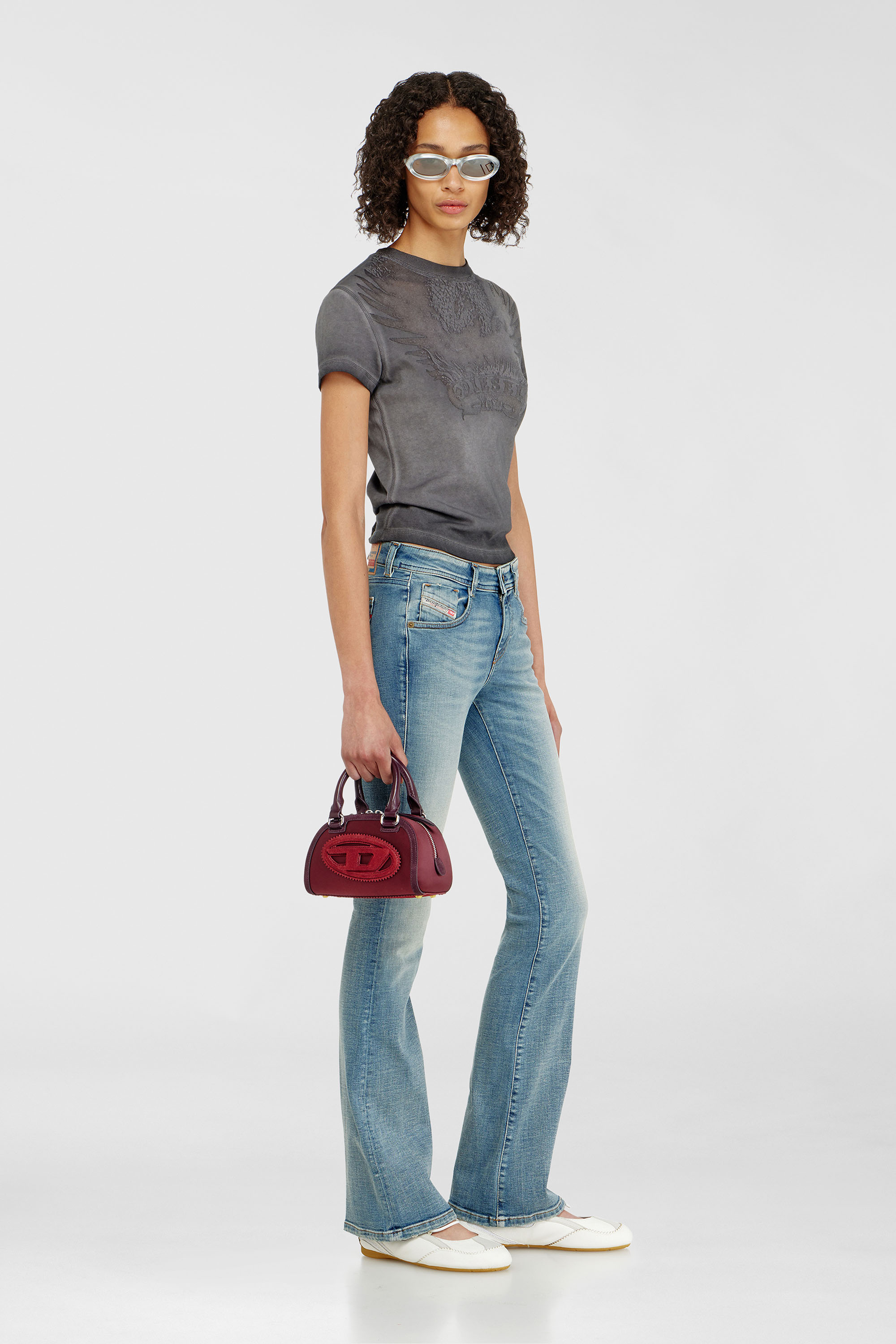 Diesel - Bootcut Jeans 1969 D-Ebbey 09P42 Donna, Blu Chiaro - Image 1