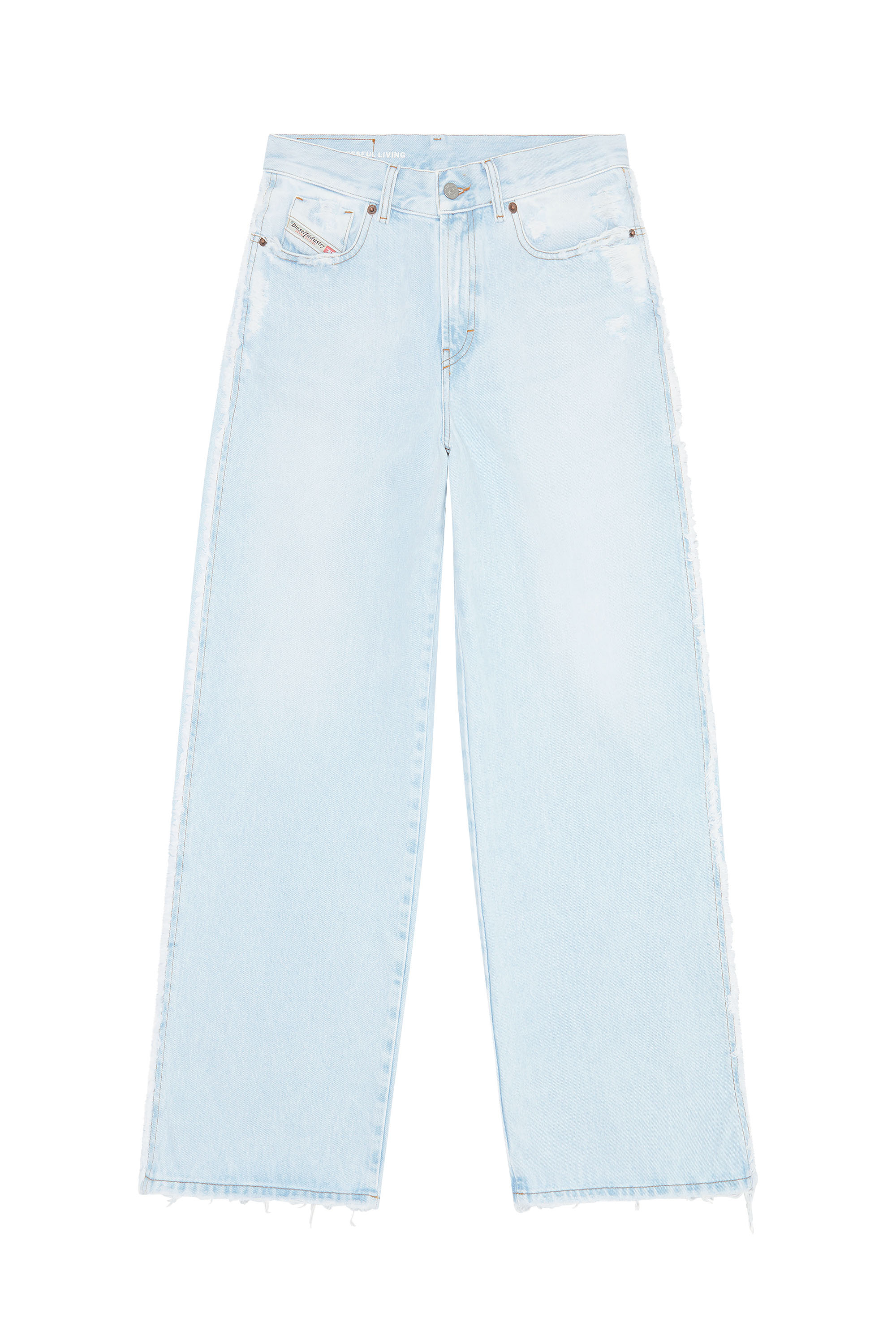 2000 Widee 007M7 Bootcut and Flare Jeans, Bleu Clair - Jeans