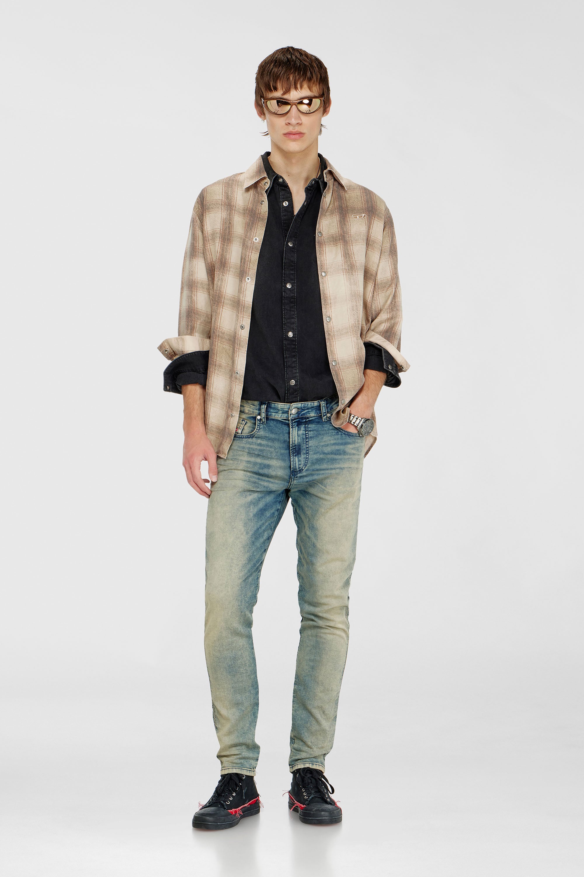 Diesel - Herren Slim 2062 D-Strukt Joggjeans&reg; 09P60, Mittelblau - 1