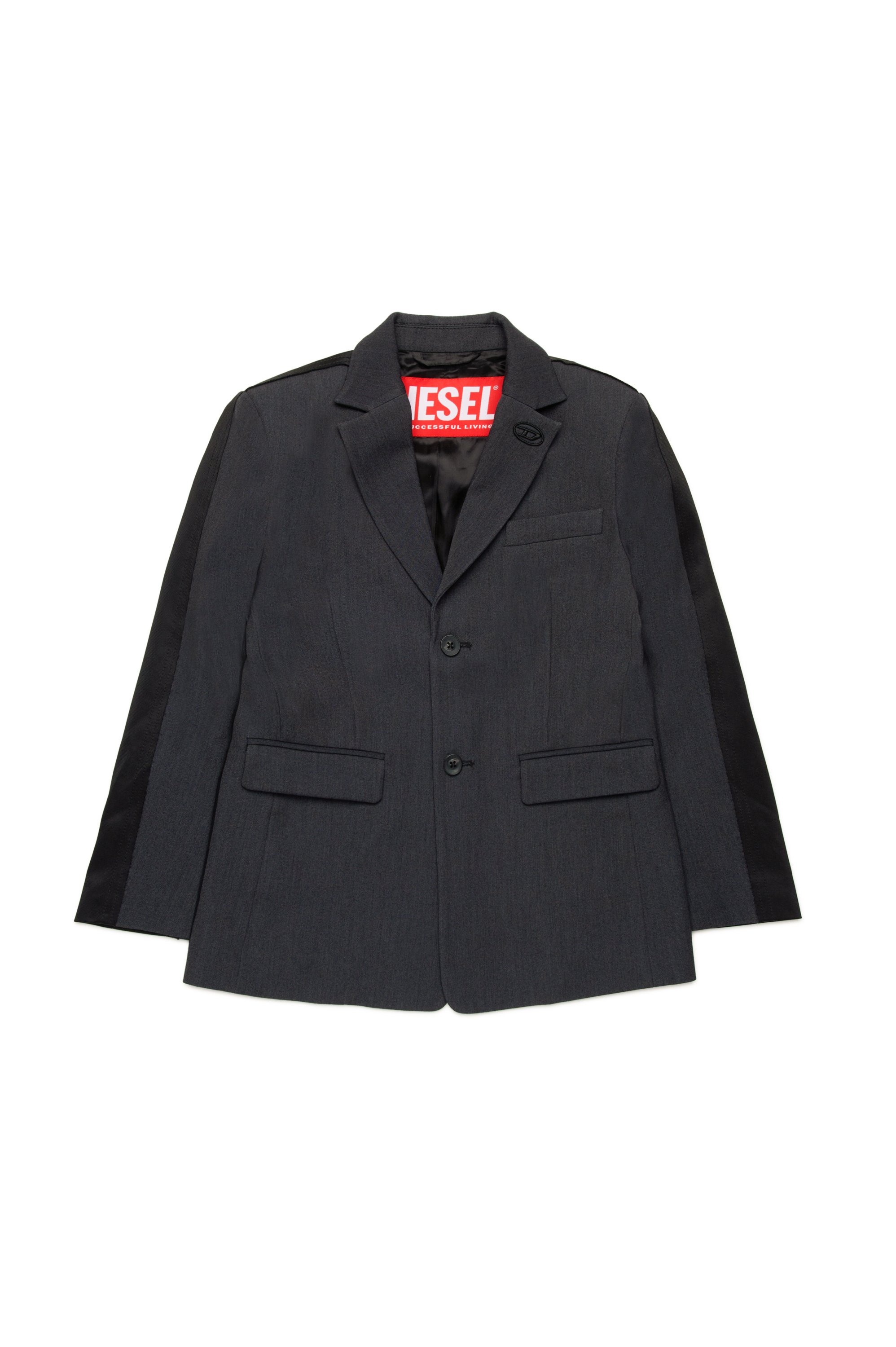 Diesel - JWIRE, Veste de costume avec mélange de matières Homme in Noir - 1