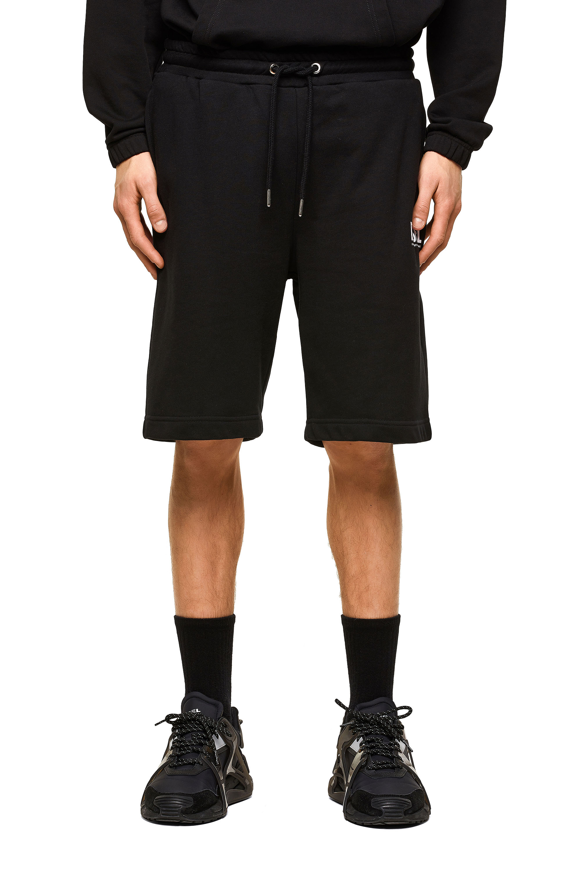 P-CROWN-LOGO, Noir - Shorts