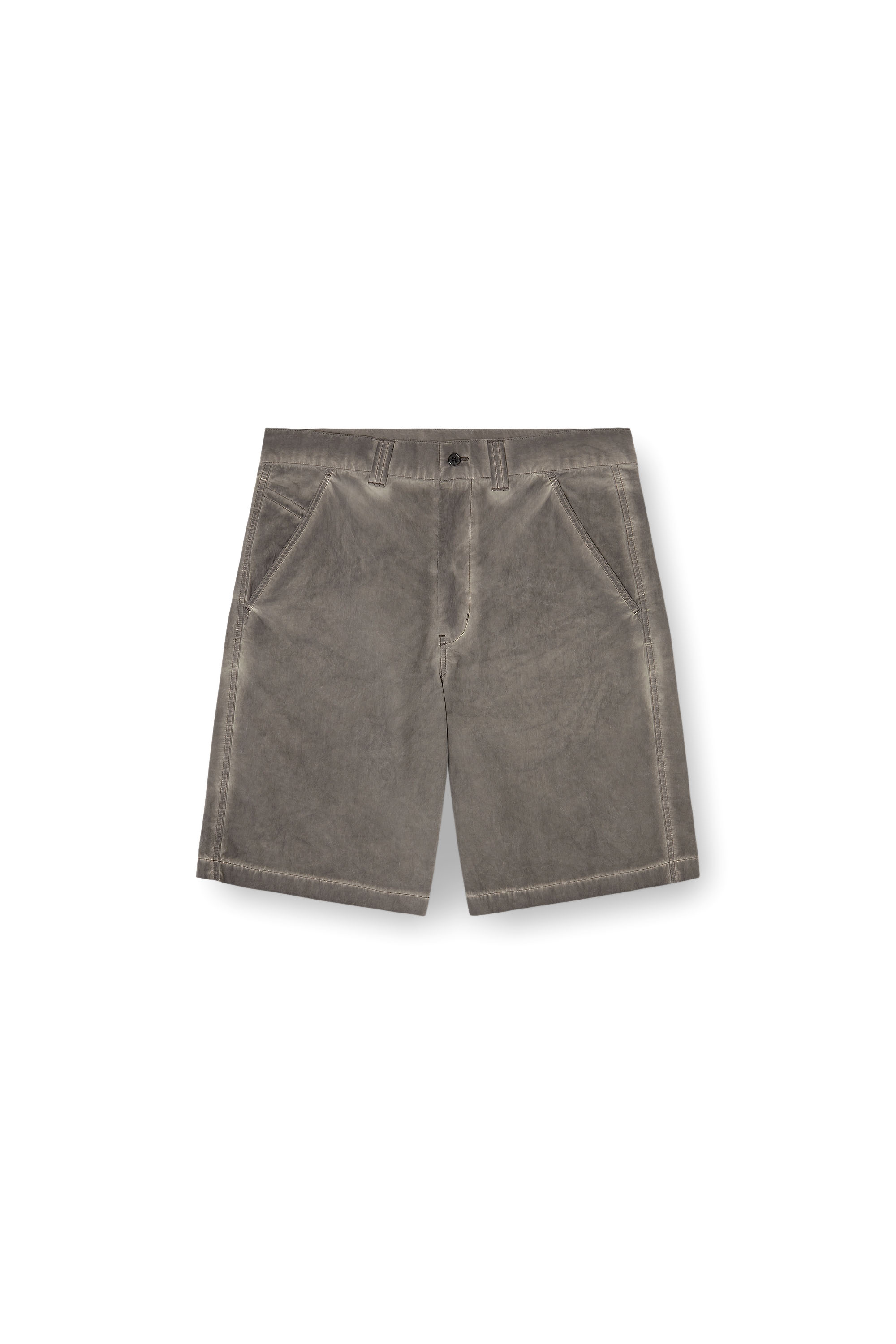 Diesel - P-HANT-CHINO-SHORT-TREAT, Shorts in nylon e cotone con tintura pigmentata Uomo in ToBeDefined - 3
