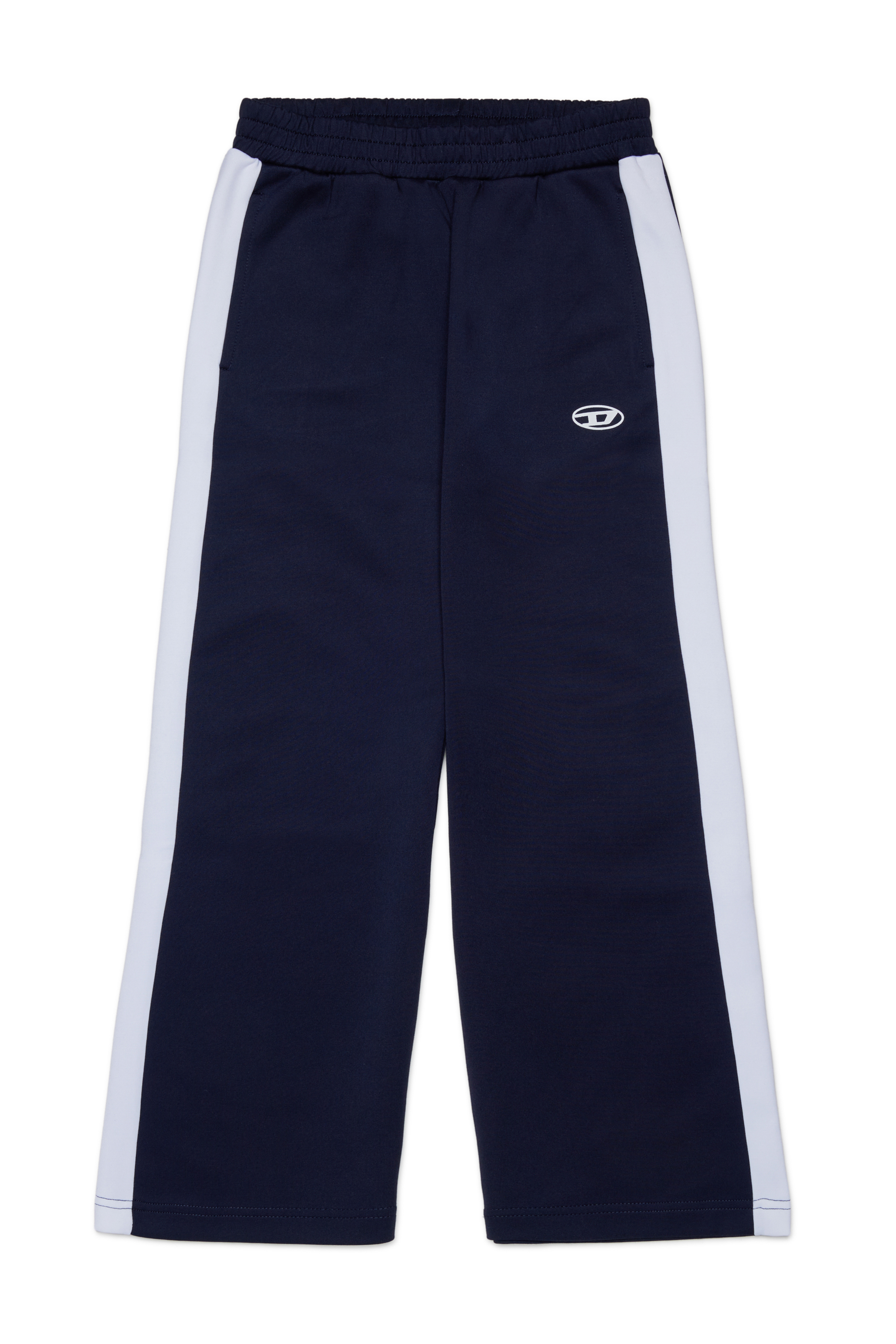 Diesel - PBOS, Herren Sweatpants mit seitlichen Streifen in Dunkelblau - 1