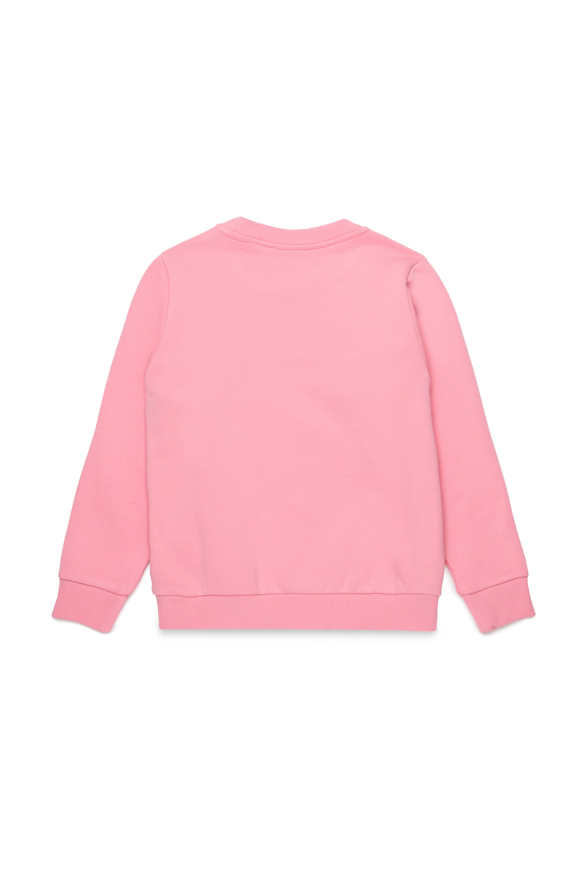 Diesel - SCACUORE, Damen Sweatshirt mit Herz-Print in Rosa - 2