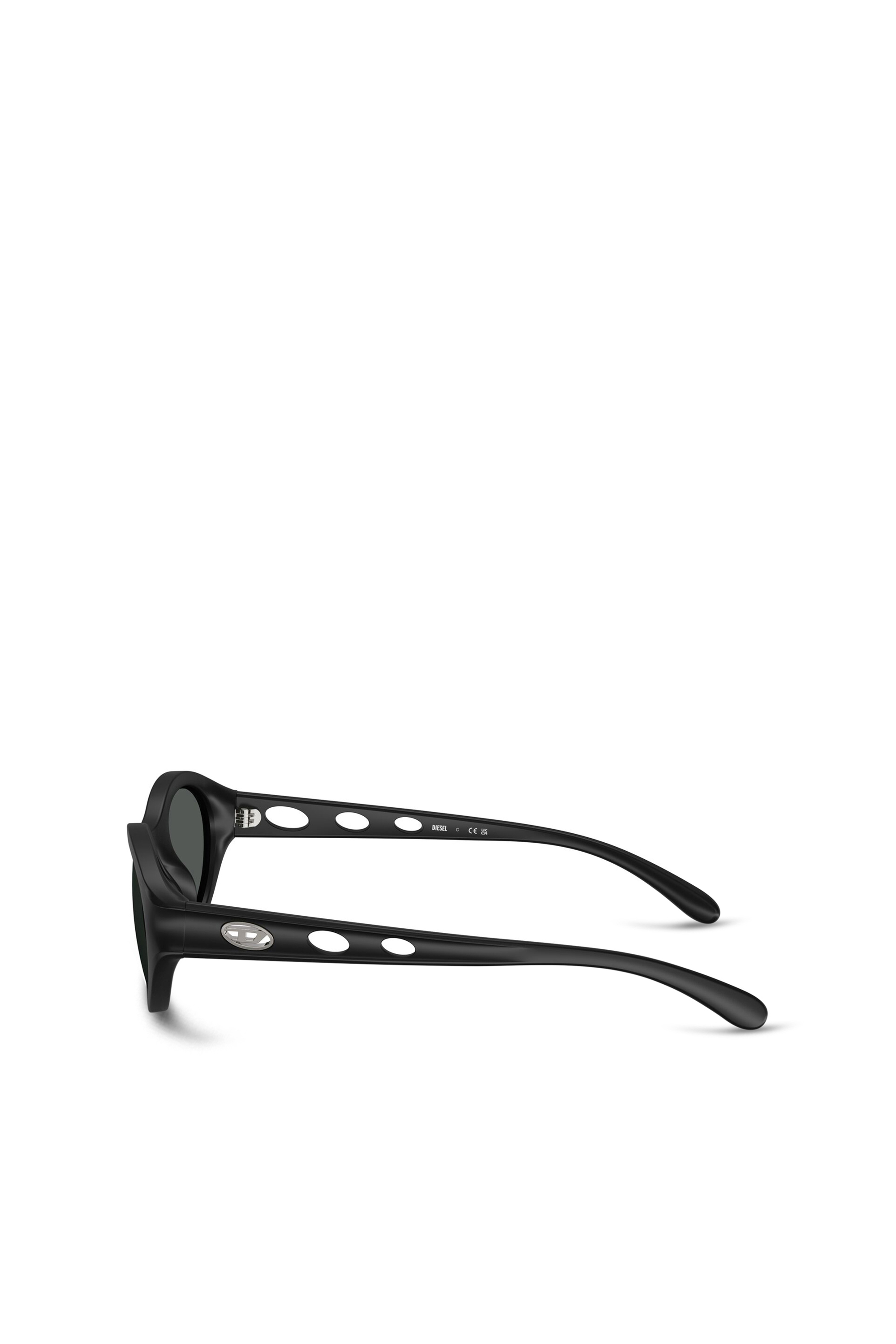 Diesel - 0DL3005U, Lunettes de soleil ovales Mixte in Noir - 2