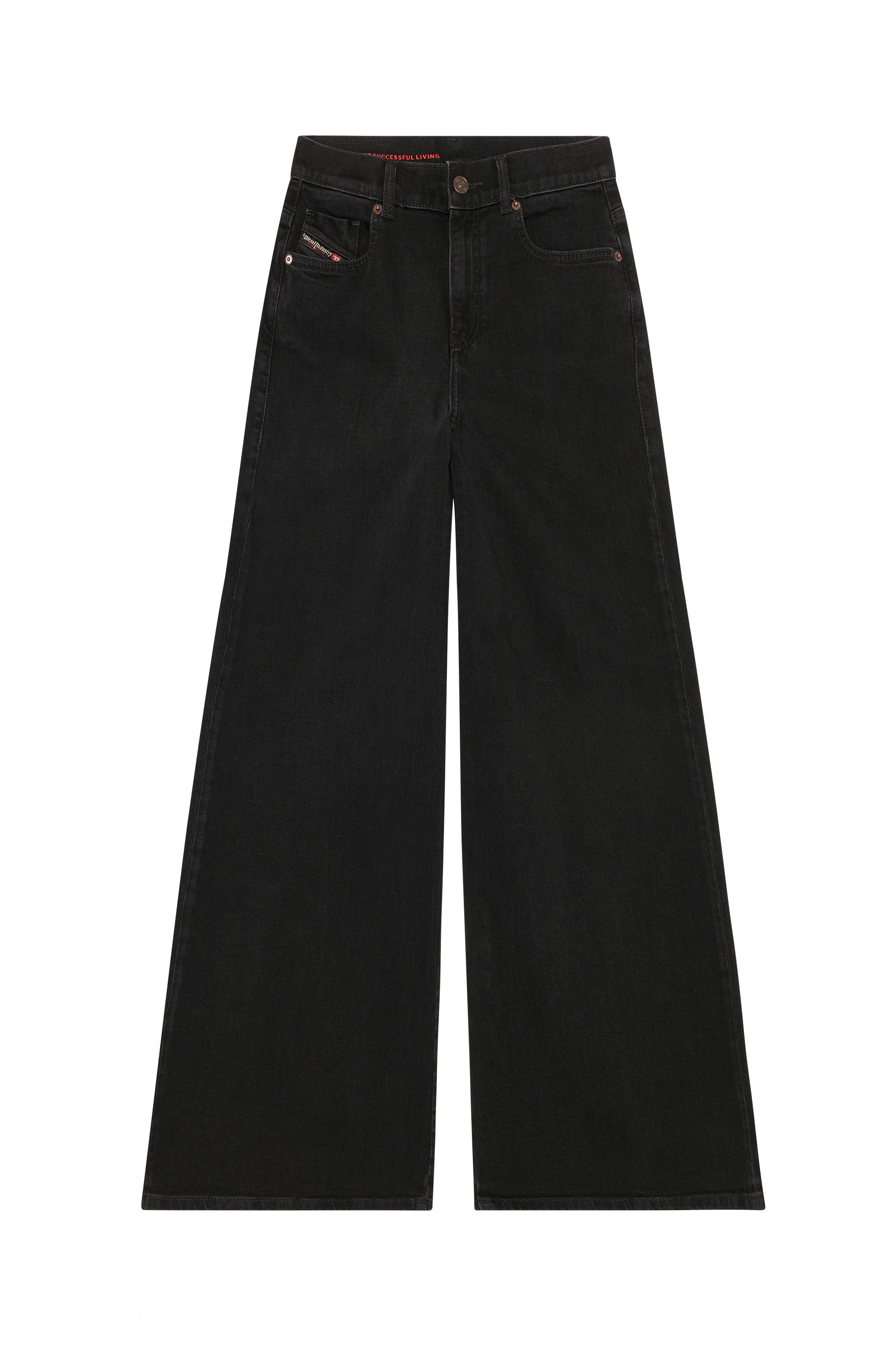 Diesel - 1978 Z9C25 Bootcut and Flare Jeans, Nero/Grigio scuro - Image 5