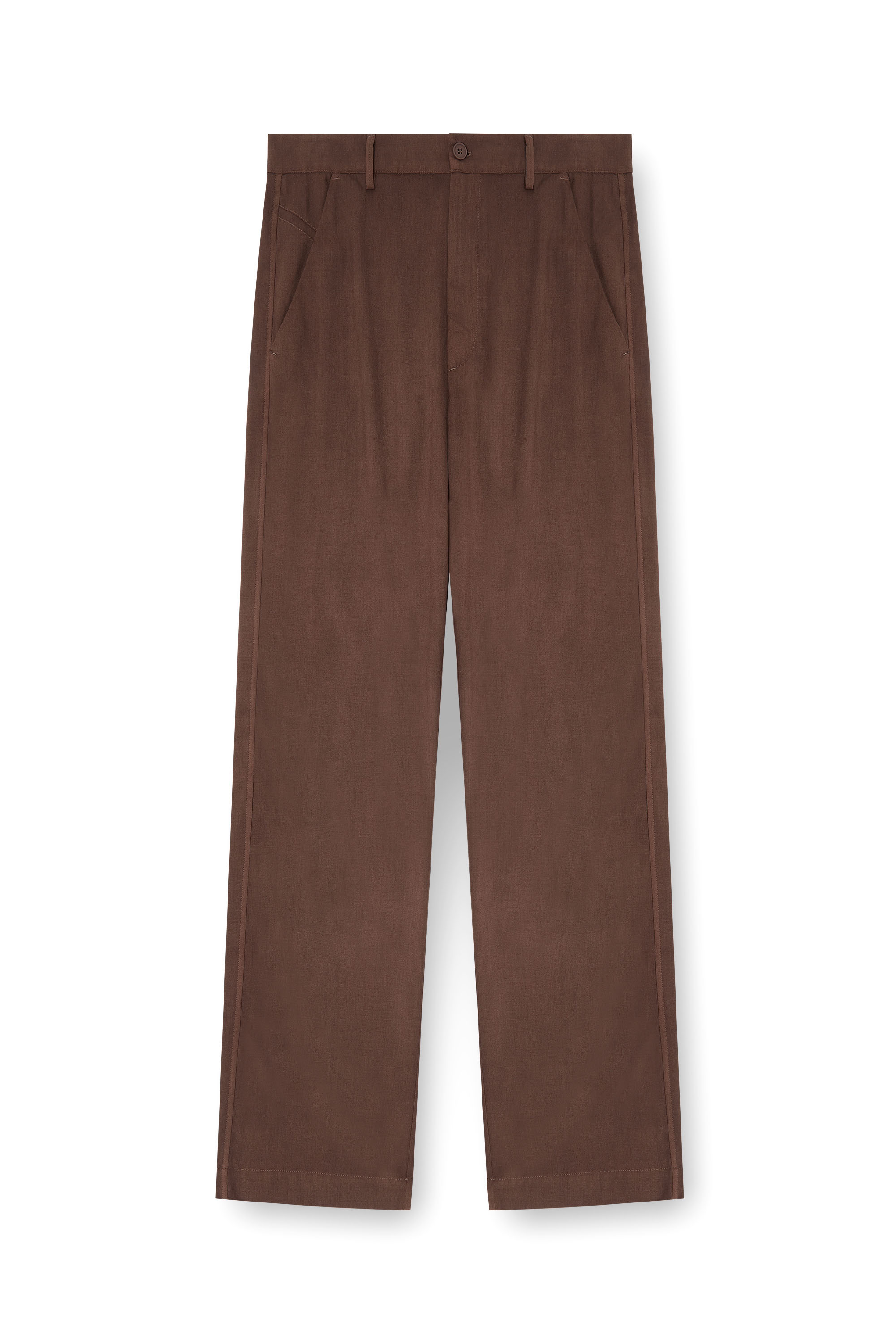 Diesel - P-HANT-CHINO-AECB, Pantaloni chino in lana stretch leggera Uomo in ToBeDefined - 4