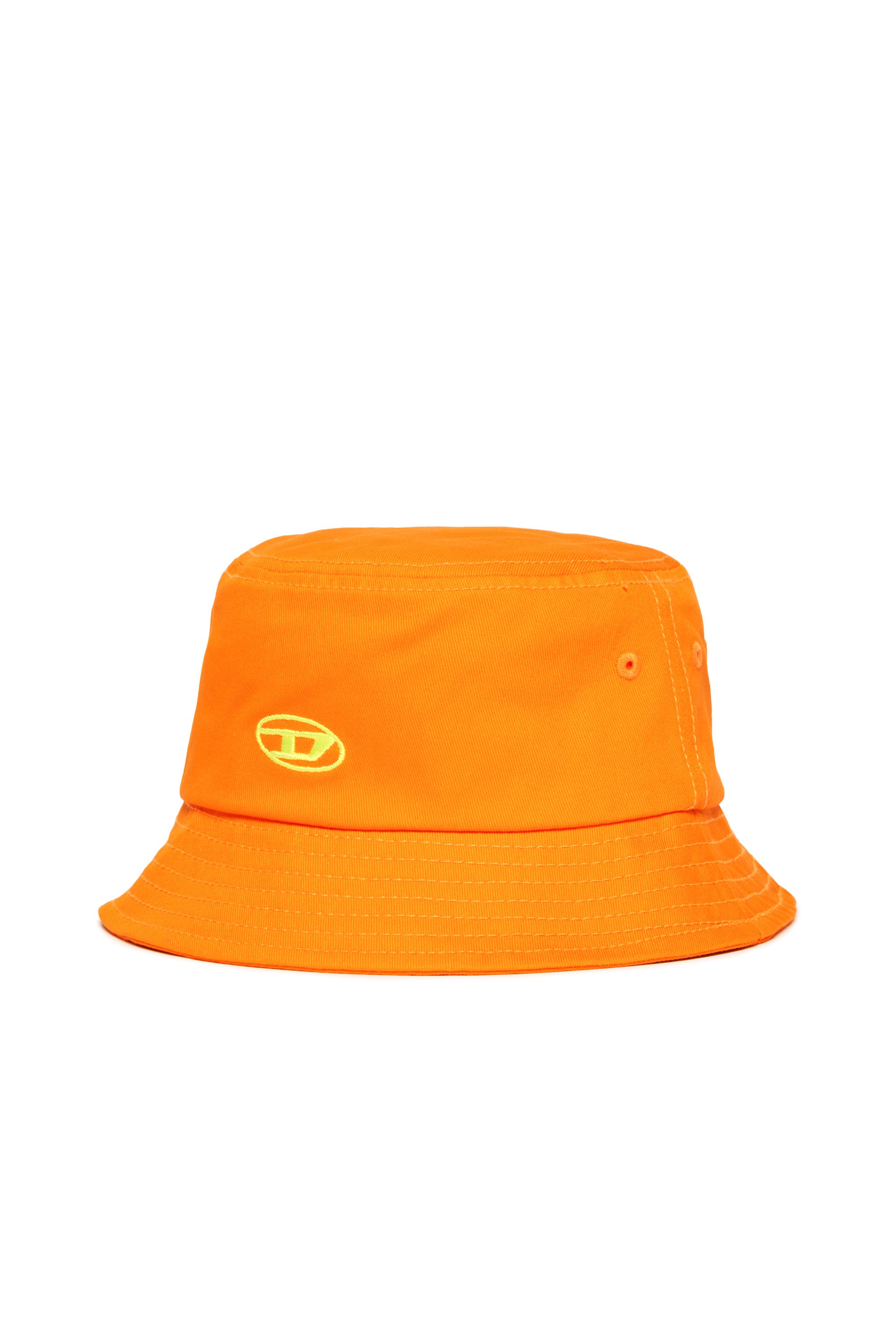 Diesel - FIRCUS, Cappello da pescatore con ricamo Oval D Unisex in Arancione - 1