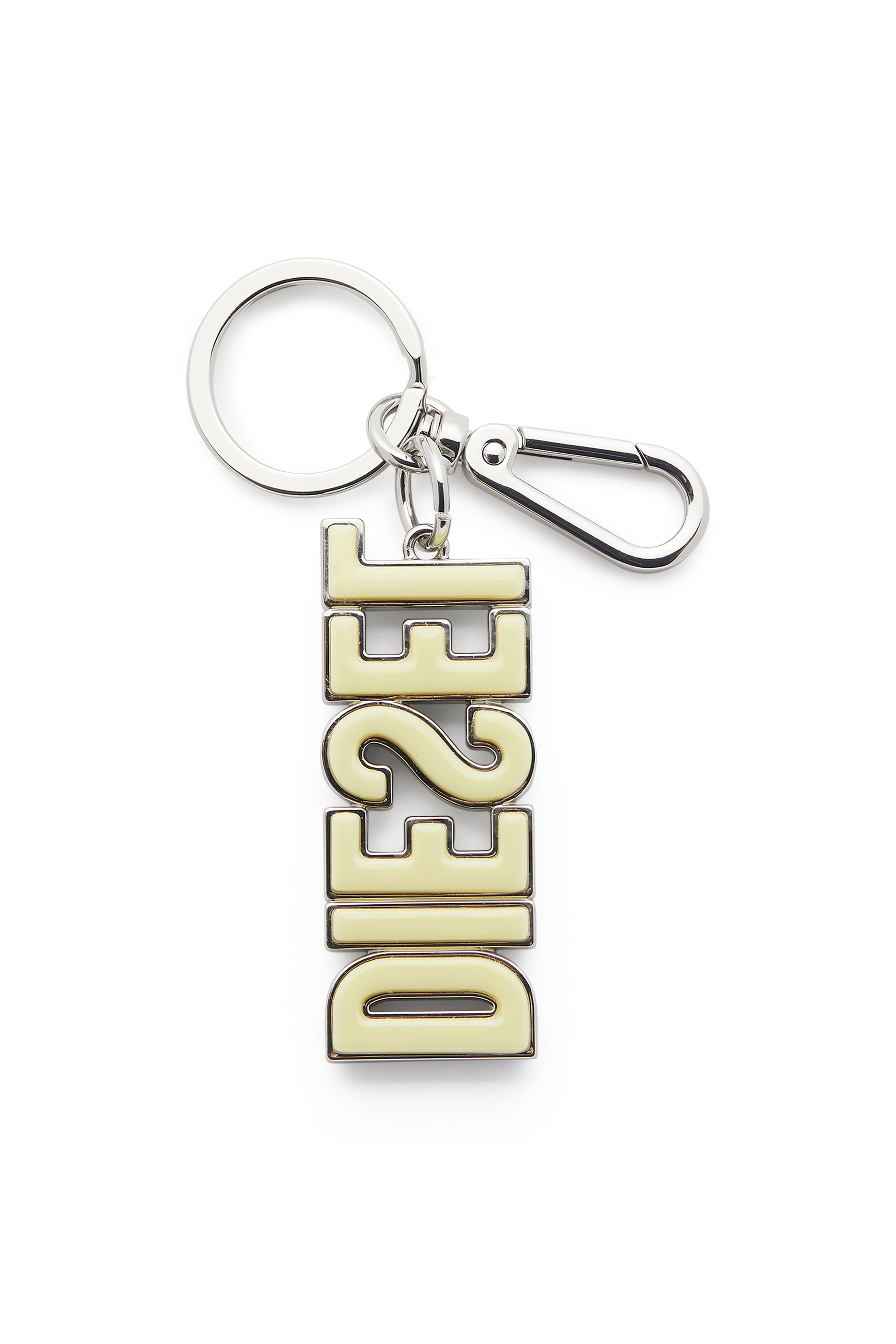 Diesel - DSL 3D KEY RING, Porte-cl&eacute;s DIESEL en m&eacute;tal et r&eacute;sine Homme in Polychrome - 2