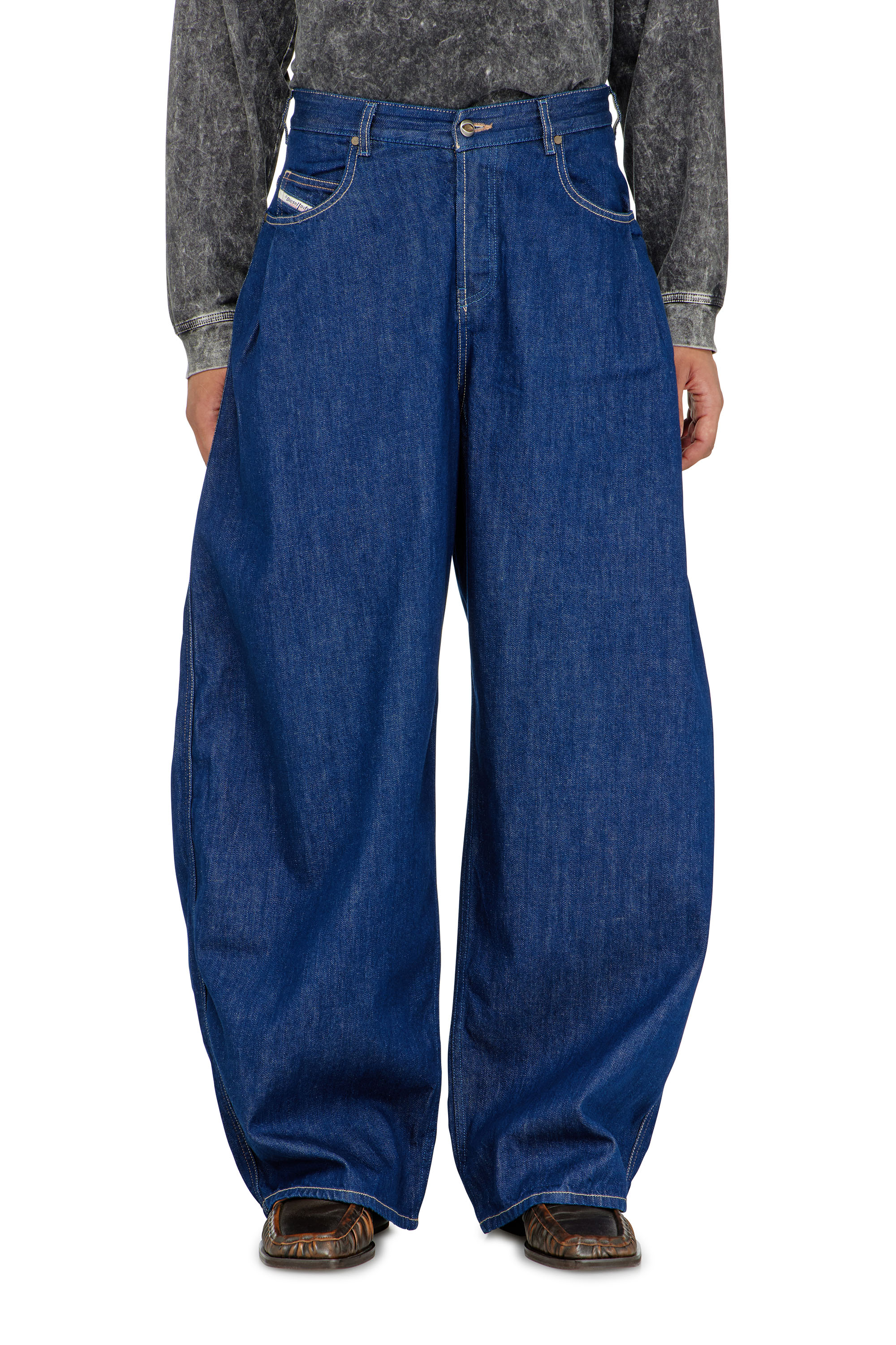 Diesel - Damen Relaxed Jeans 1987 D-Khelz 09Q09, Dunkelblau - 6
