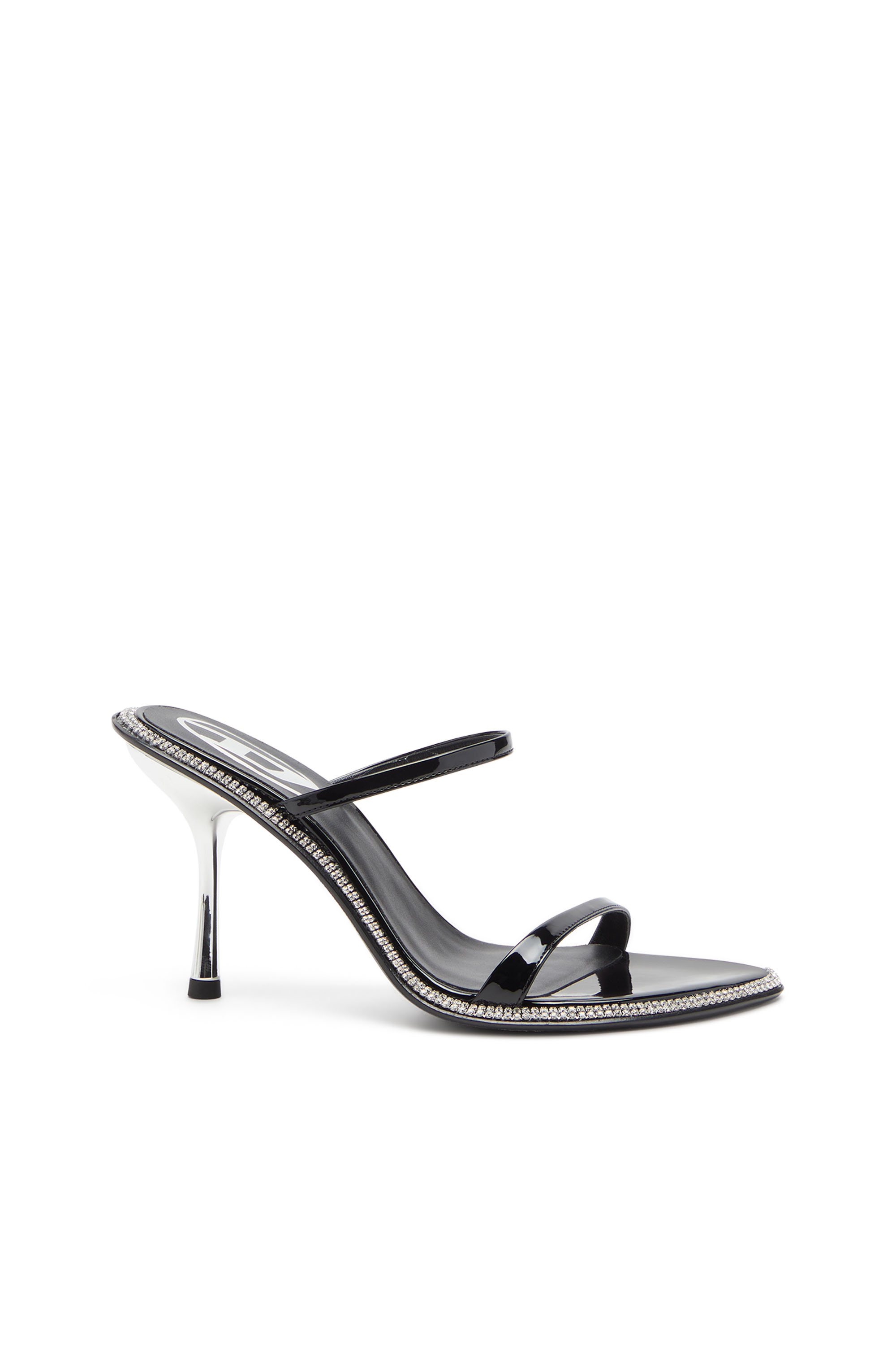 Diesel - D-HAVANNA SDL, D-Havanna-Mule in vernice con cristalli Donna in Nero - 1