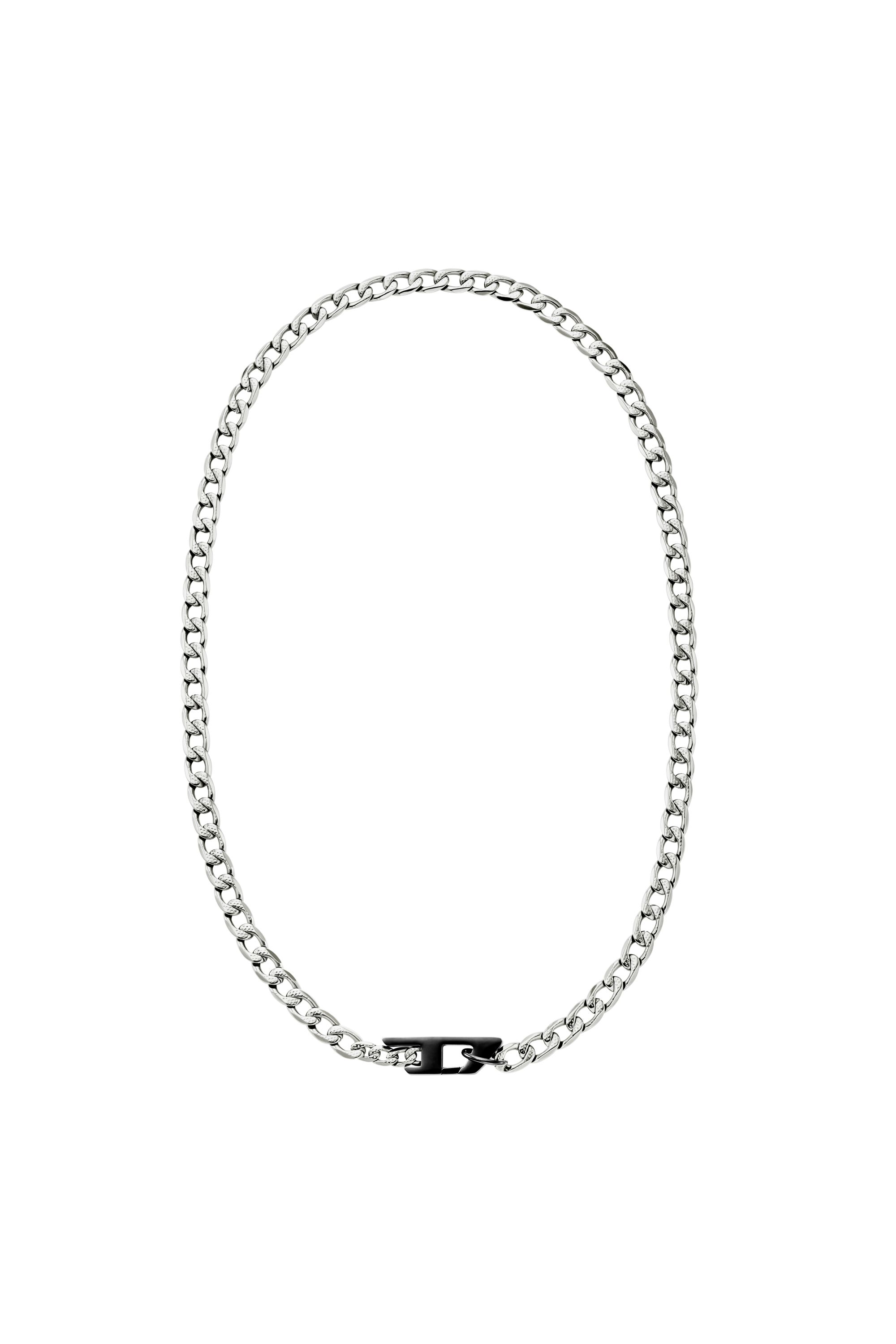 Diesel - DX1636931 JEWELLERY, Collana a catena in acciaio bicolore Unisex in Argento - 1