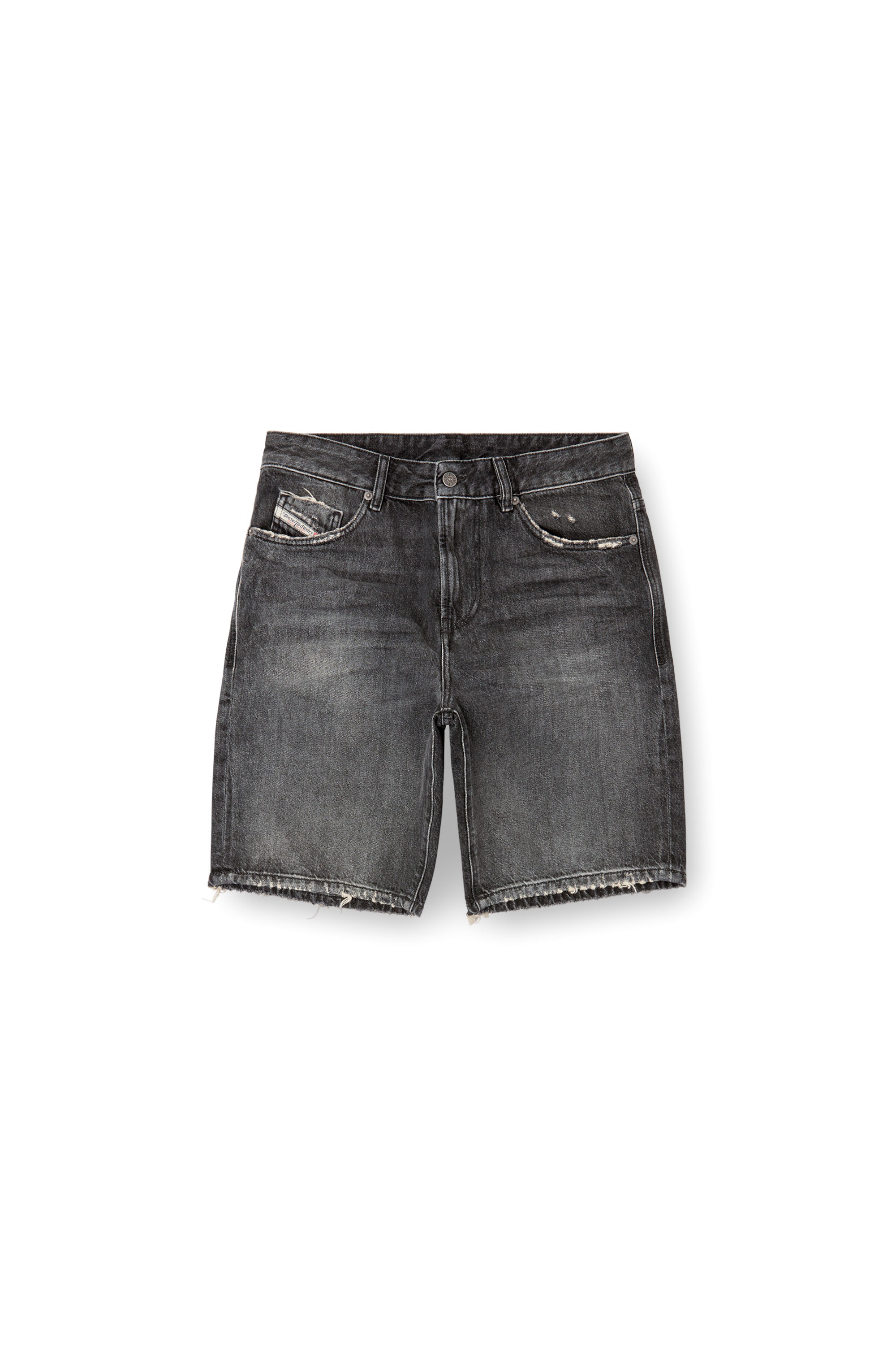 Diesel - D-FIN, Short slim en denim Homme in Noir - 3