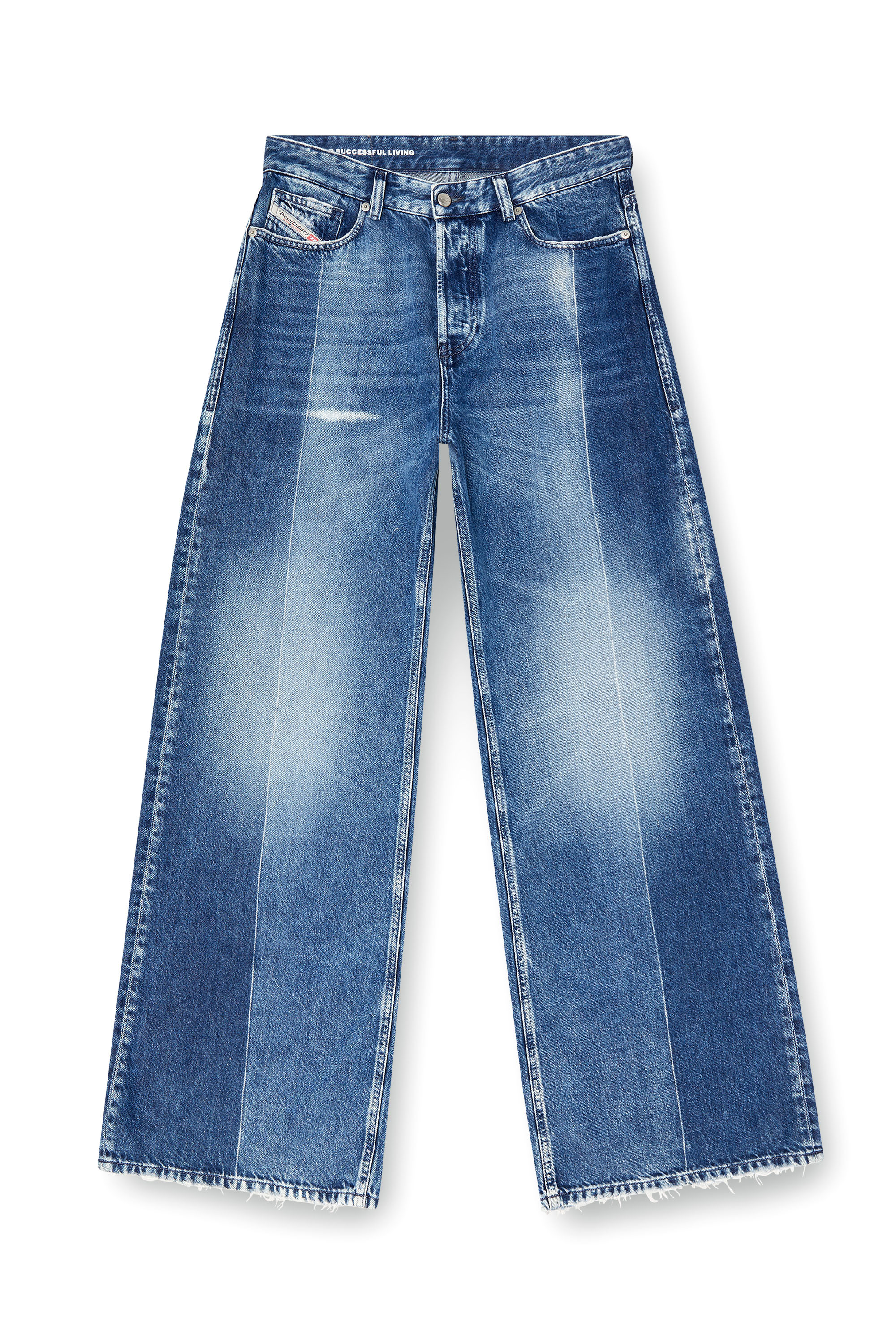 Diesel - Relaxed Jeans 1996 D-Sire 09L48 Femme, Bleu moyen - Image 3