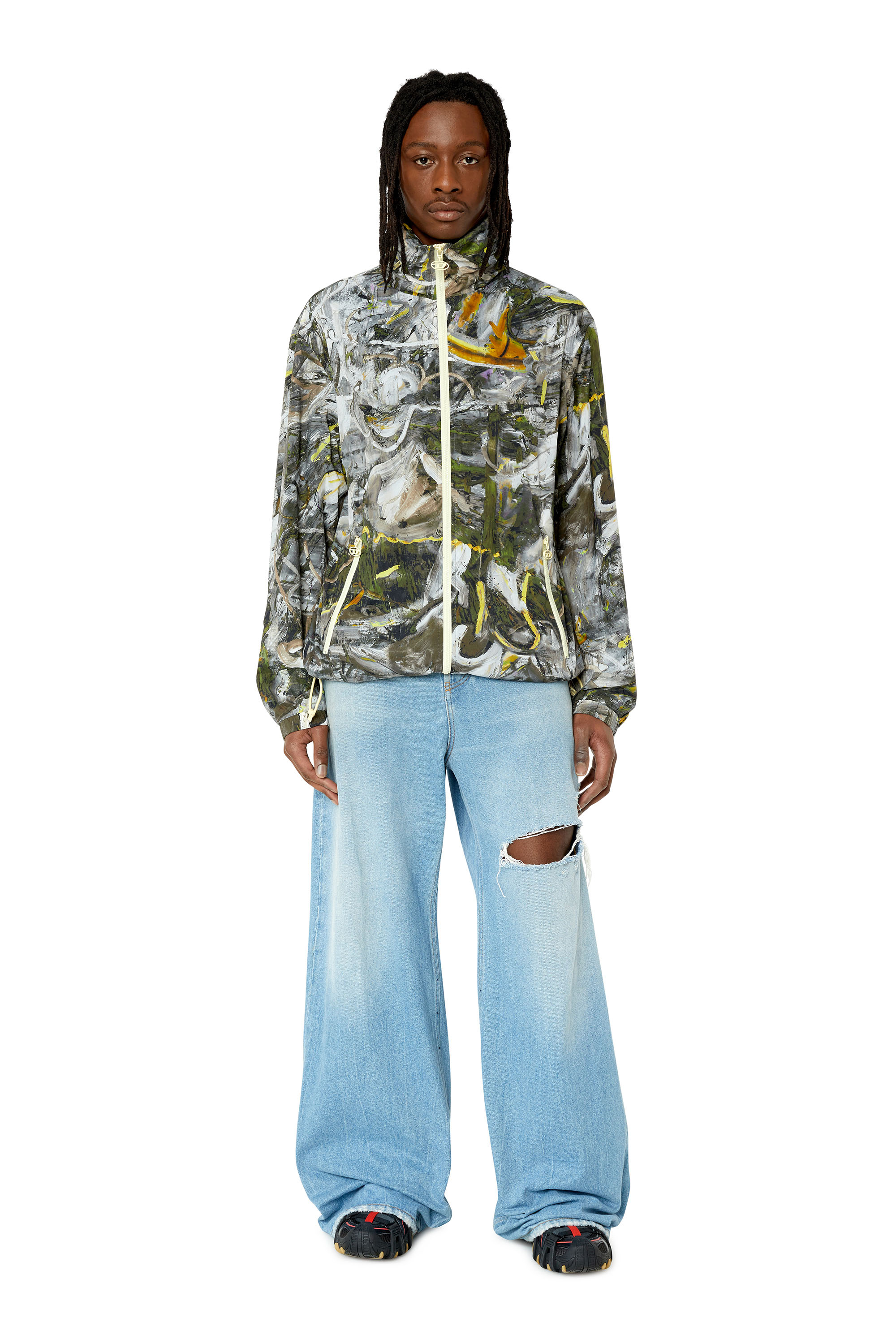 Diesel - J-WARREL-PRINT, Nero/Bianco - Image 2