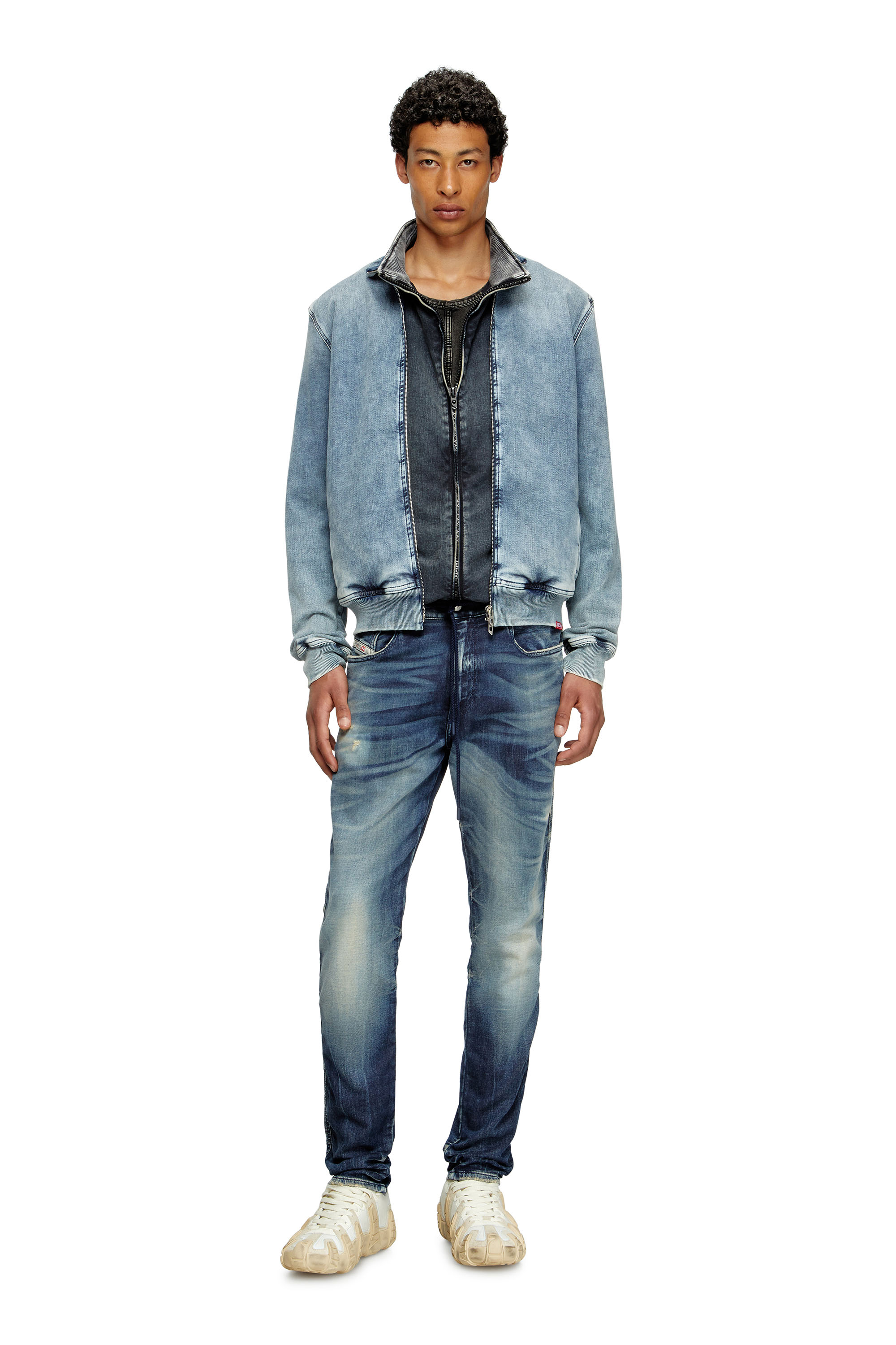 Diesel - Herren Slim 2060 D-Strukt Joggjeans® 068RZ, Dunkelblau - 2