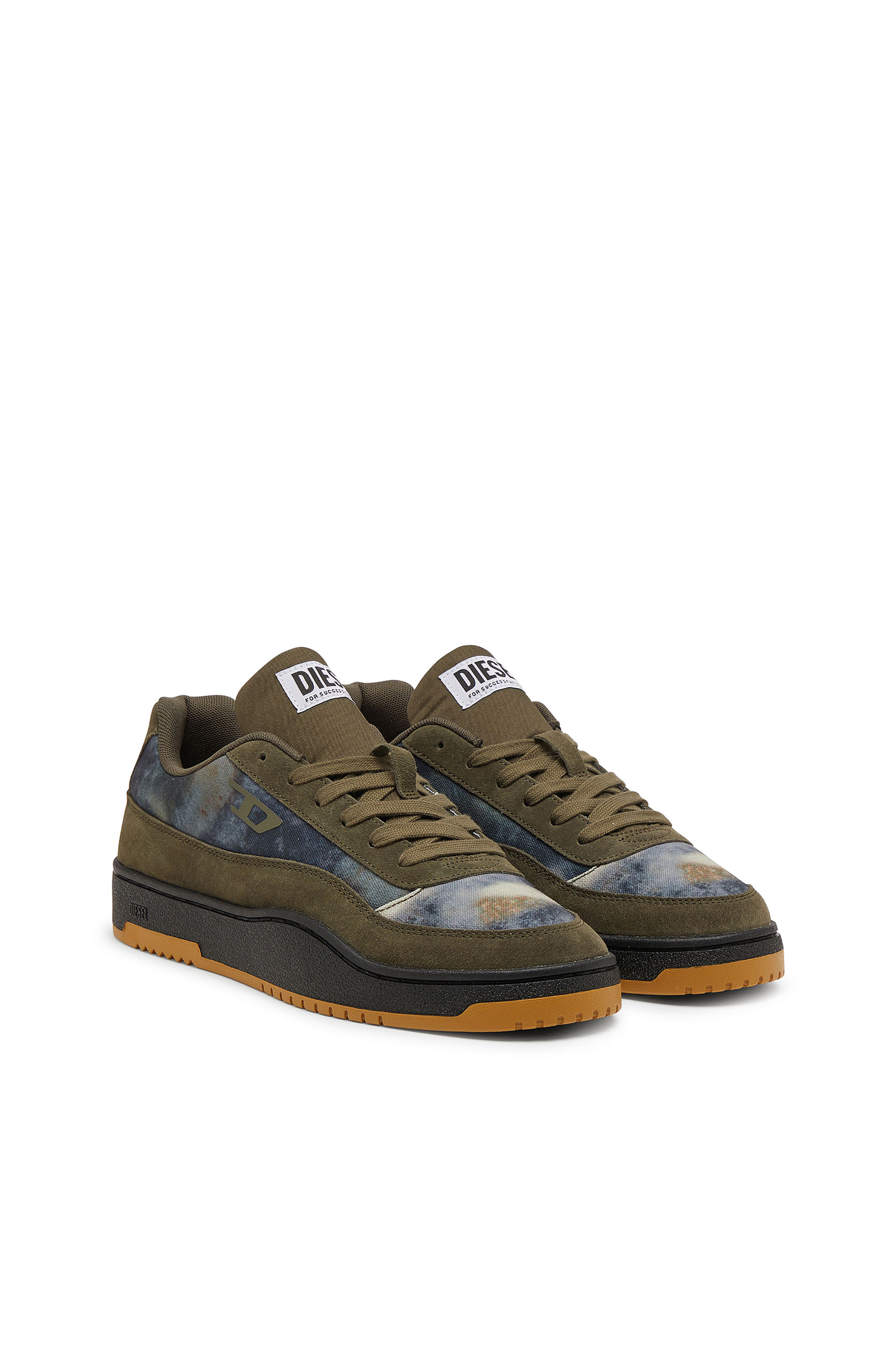 Diesel - S-TRACKER-D LOW, S-Tracker-D-Chaussures en cuir à lacets Homme in Polychrome - 3