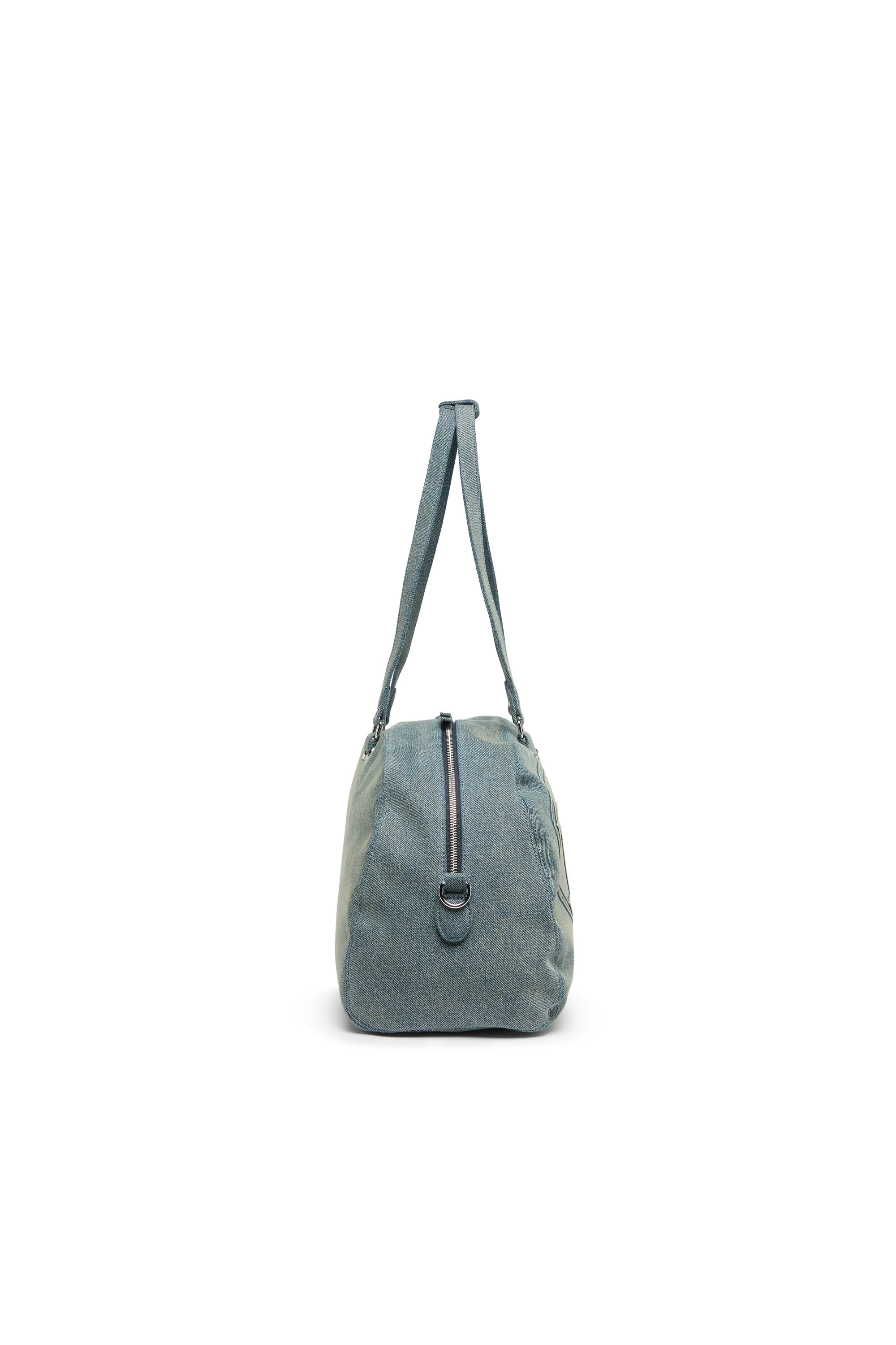 Diesel - 1DR DOME SOFT DUFFLE XL, 1DR Dome-Sac polochon en denim avec logo Oval D Mixte in Bleu - 5