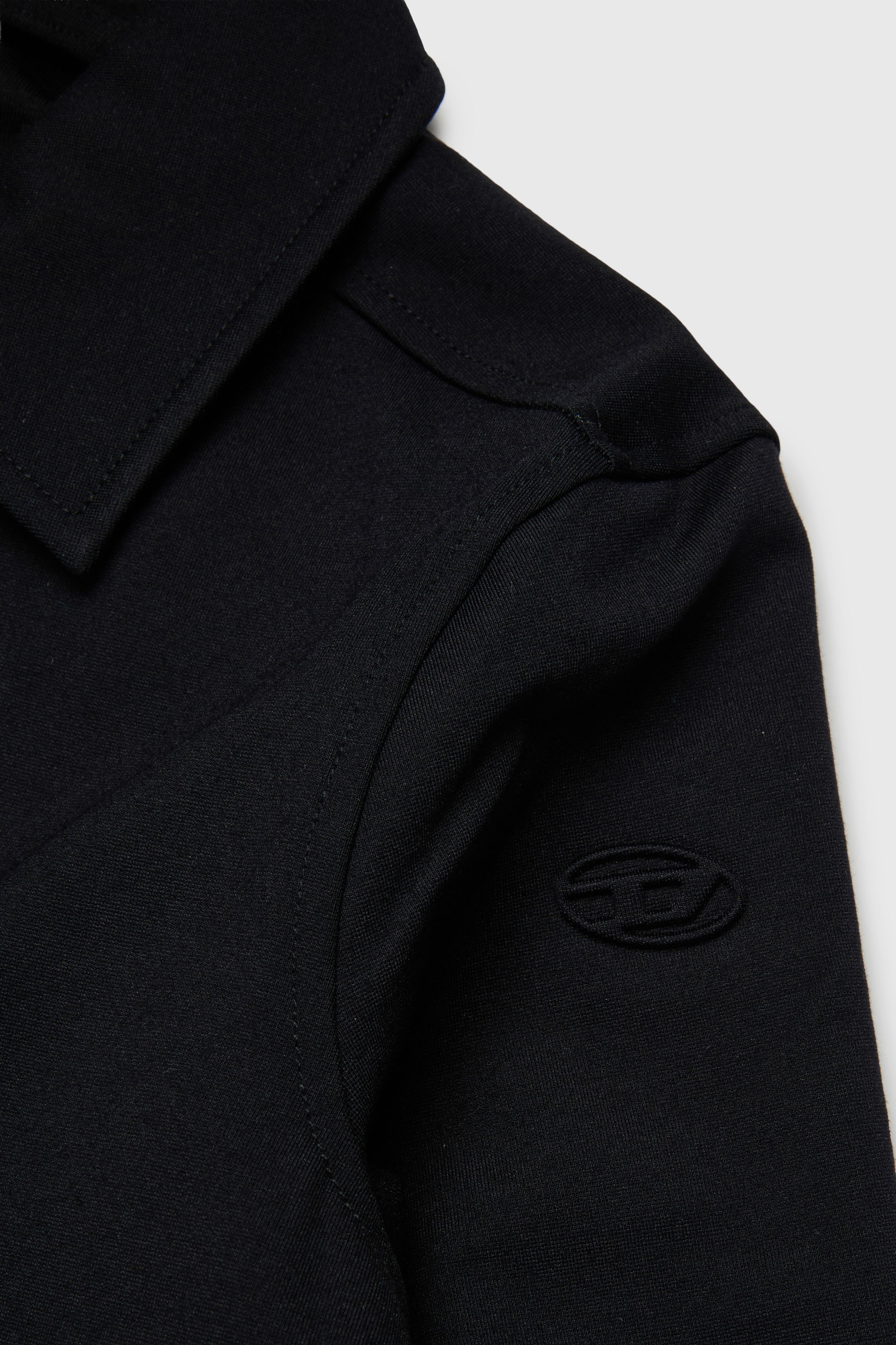 Diesel - JMILX, Giacca zip-up sartoriale in tessuto stretch Donna in Nero - 4