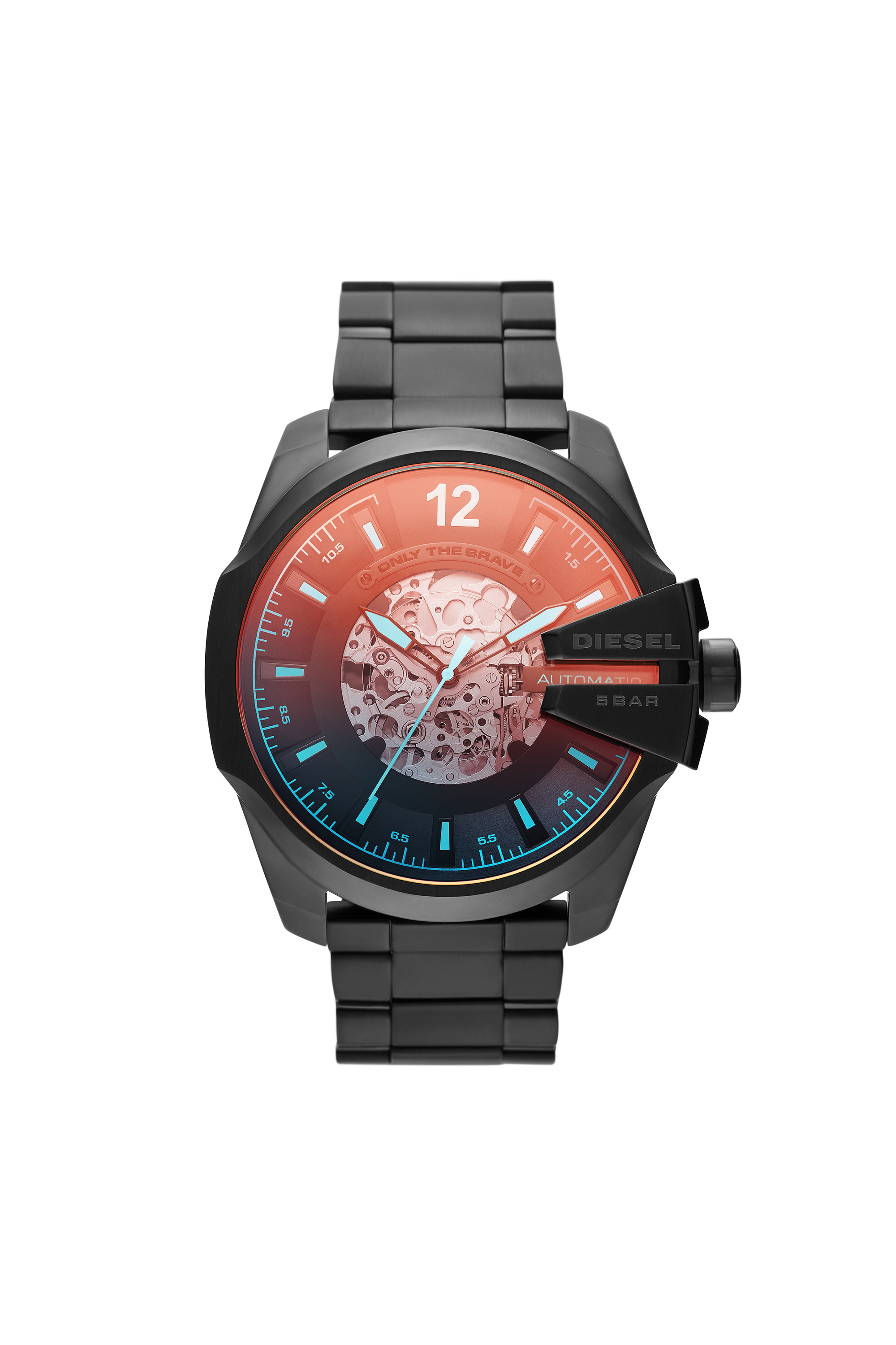 Diesel - DZ7457, Montre Mega Chief avec un bracelet noir Homme in Noir - 1