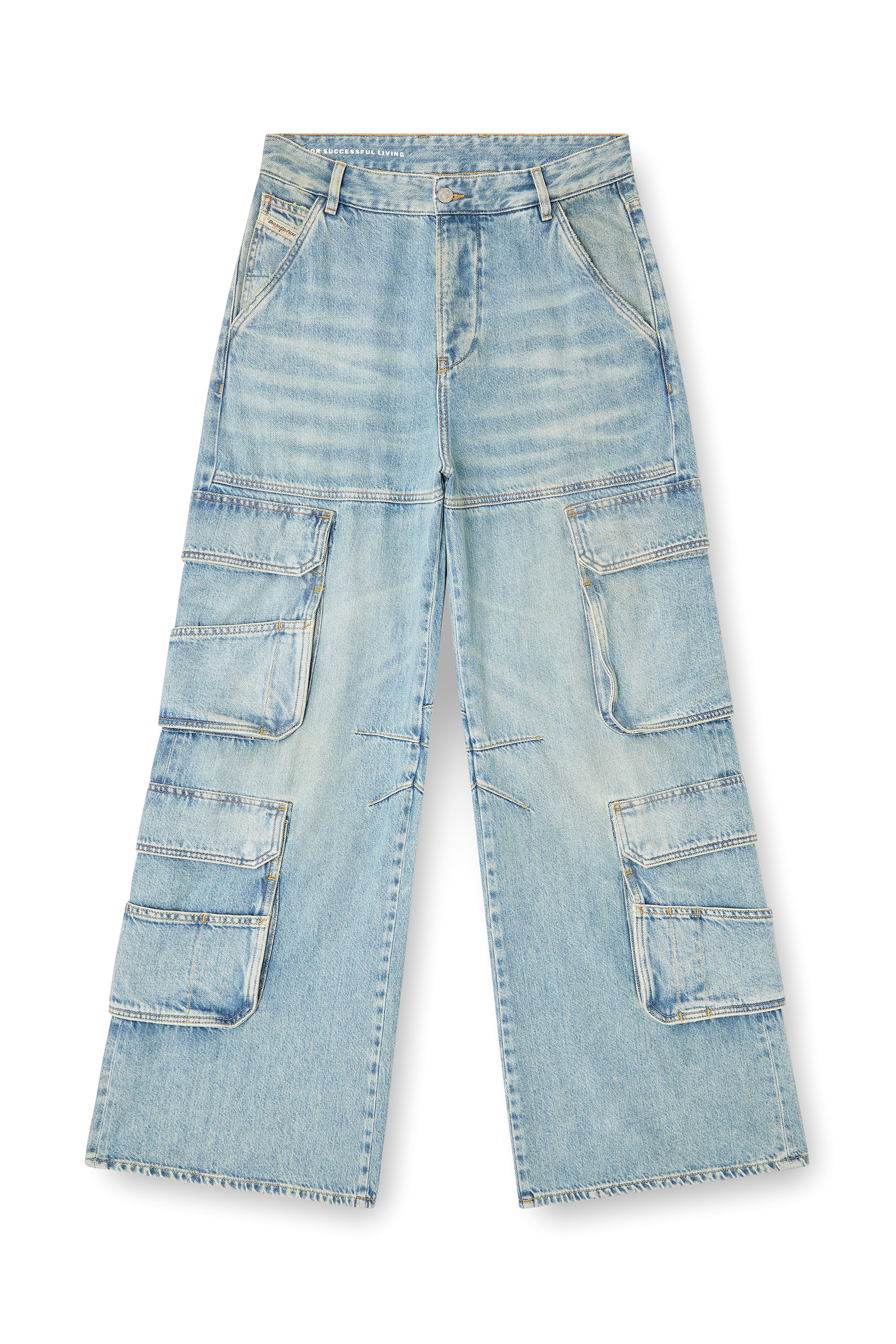 Diesel - Damen Relaxed Jeans 1996 D-Sire 0DBCX, Hellblau - 3