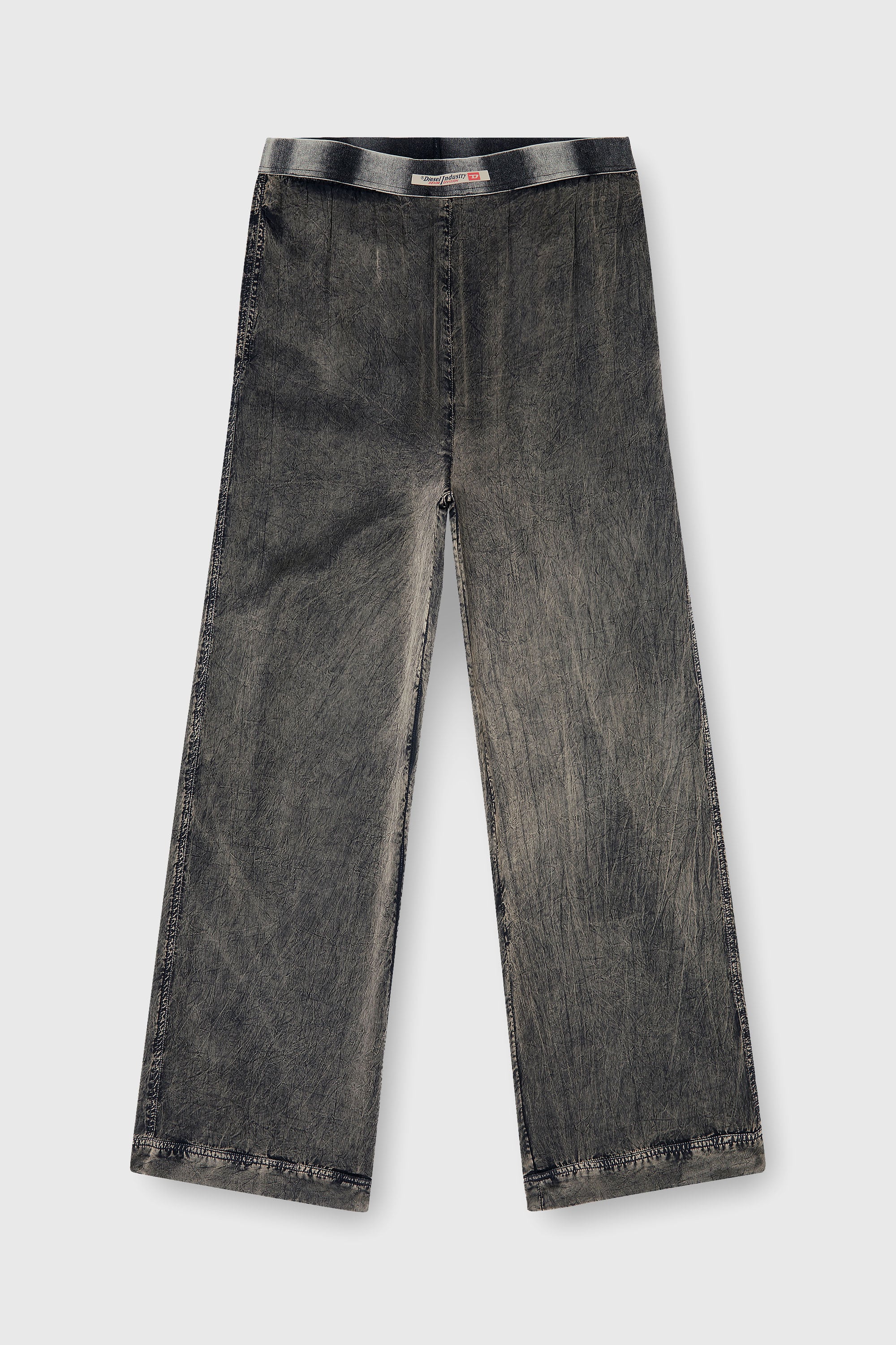 Diesel - ZAYNE-DNM, Pantaloni in viscosa dalla vestibilit&agrave; fluida Uomo in Grigio - 2