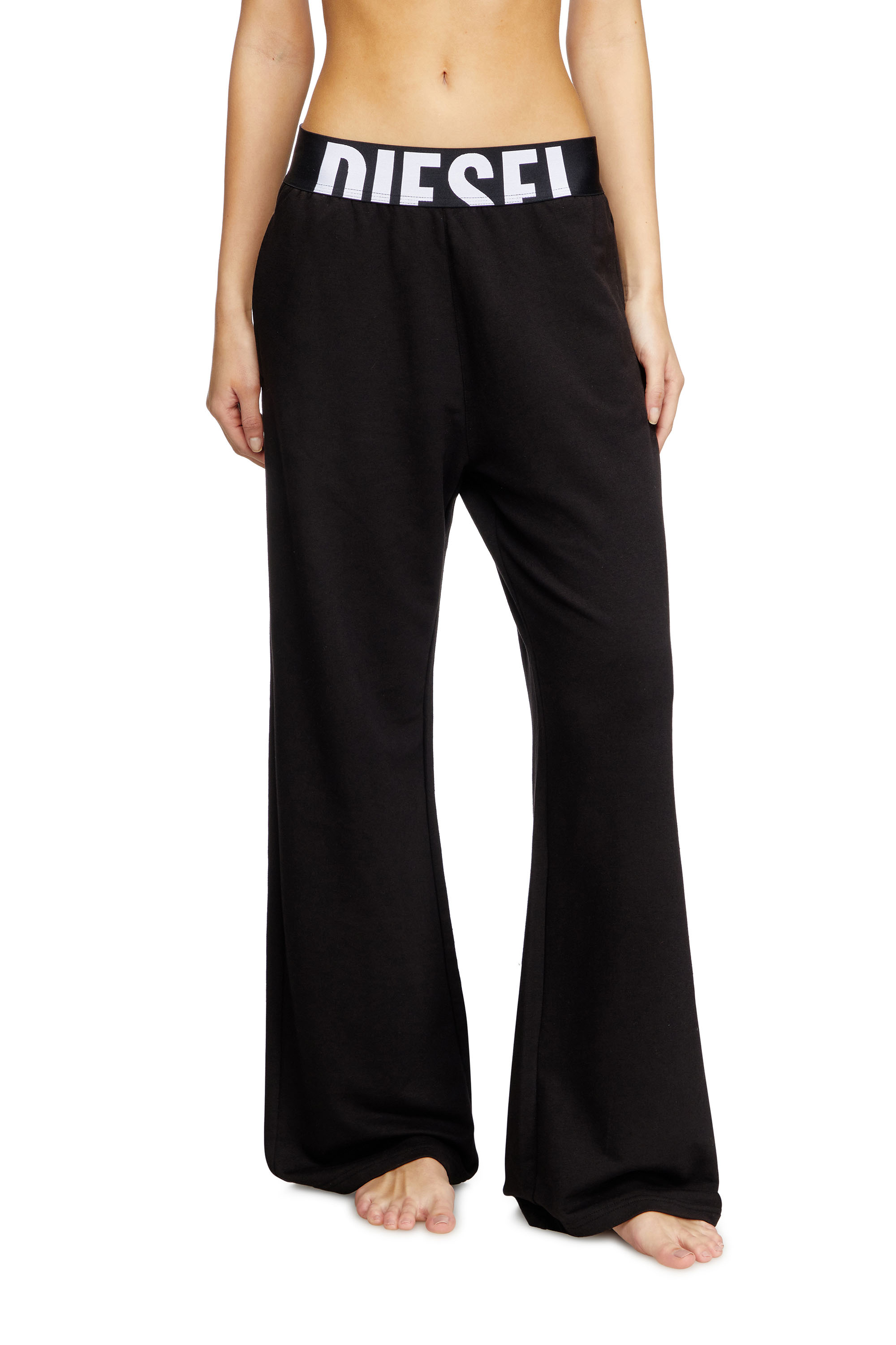 Diesel - JEN-D-POP, Pantalon de pyjama Femme in Noir - 1