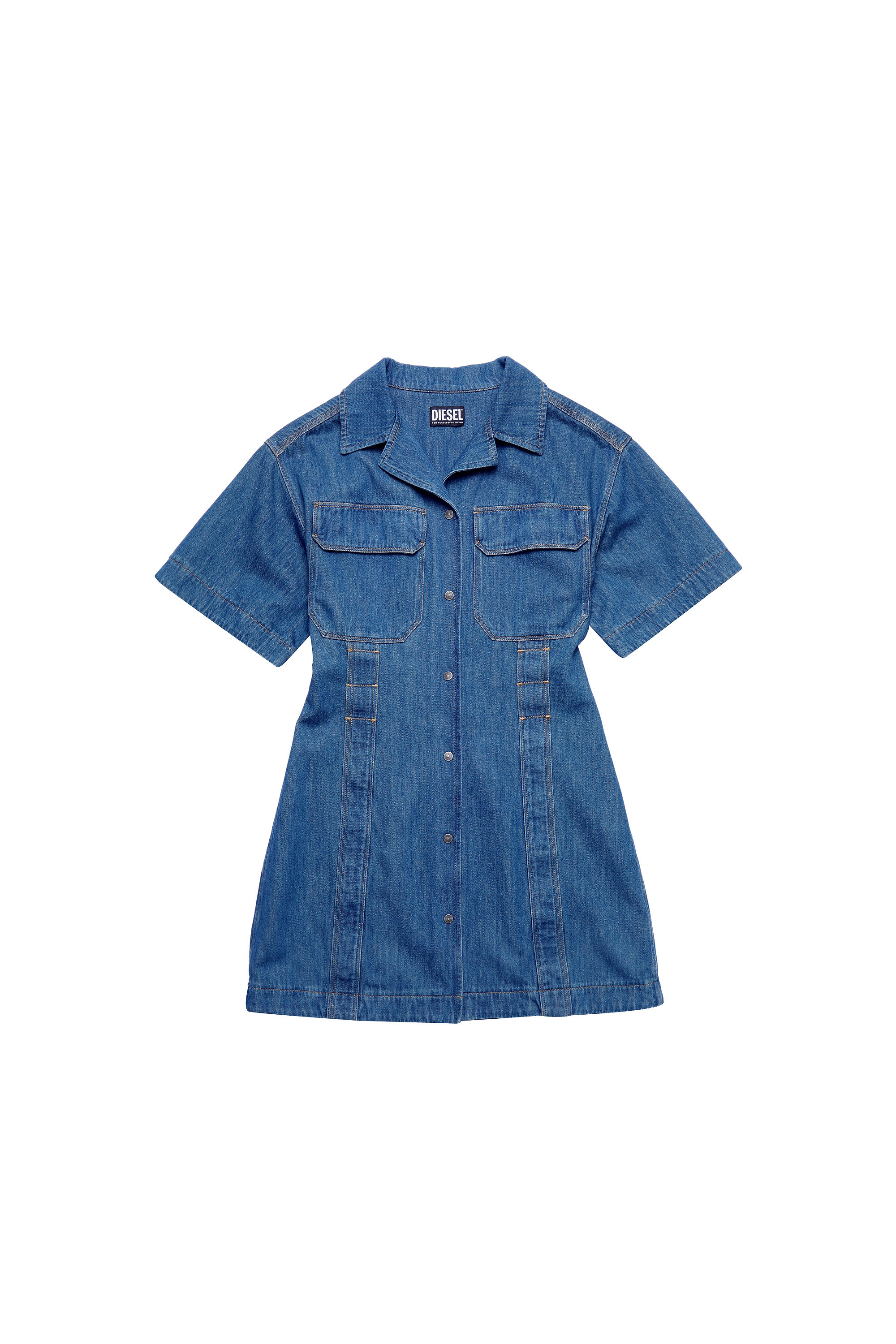 DE-AMABEL-SP, Bleu moyen - Robes