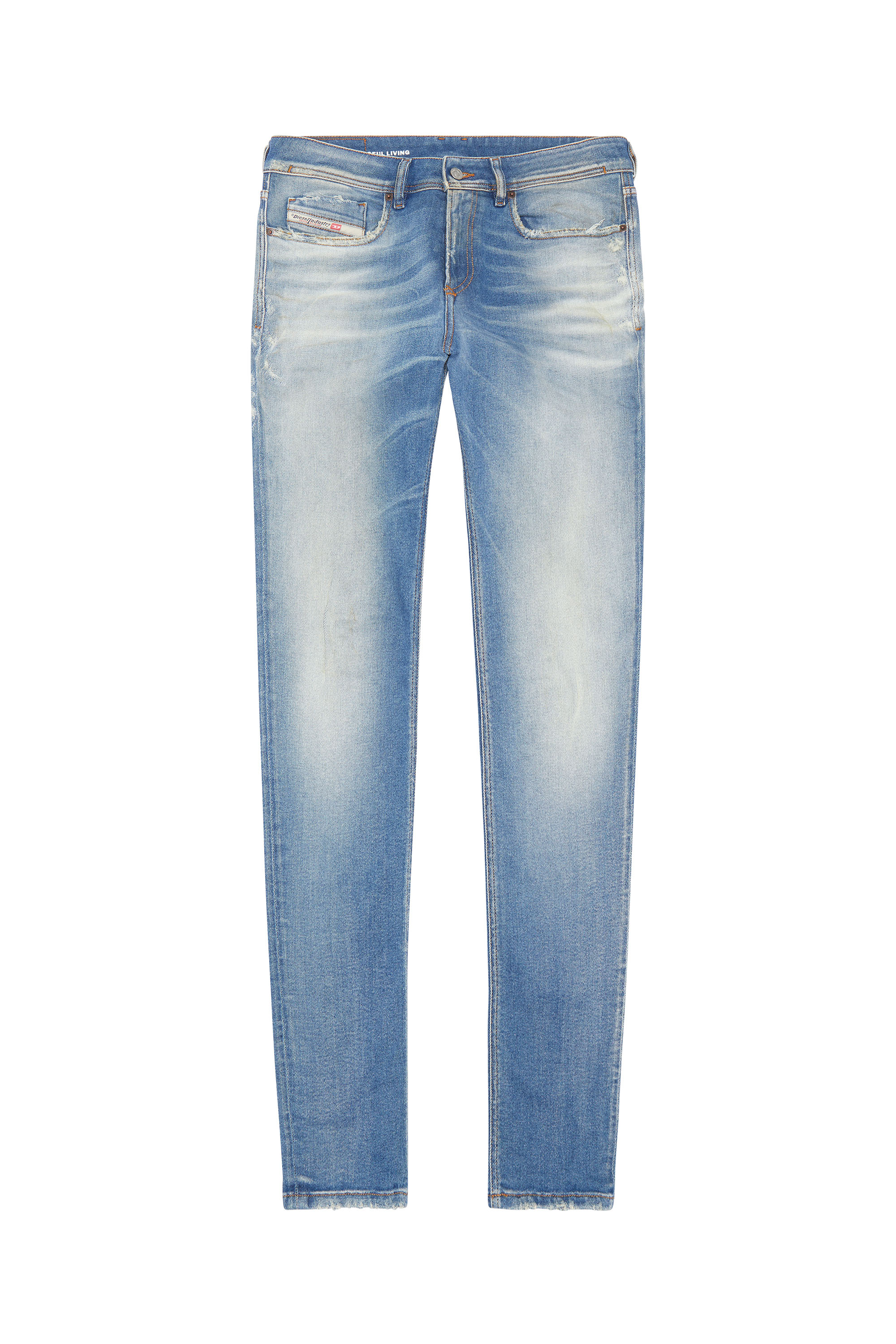 Diesel - Skinny Jeans 1979 Sleenker 09G26, Bleu Clair - Image 5