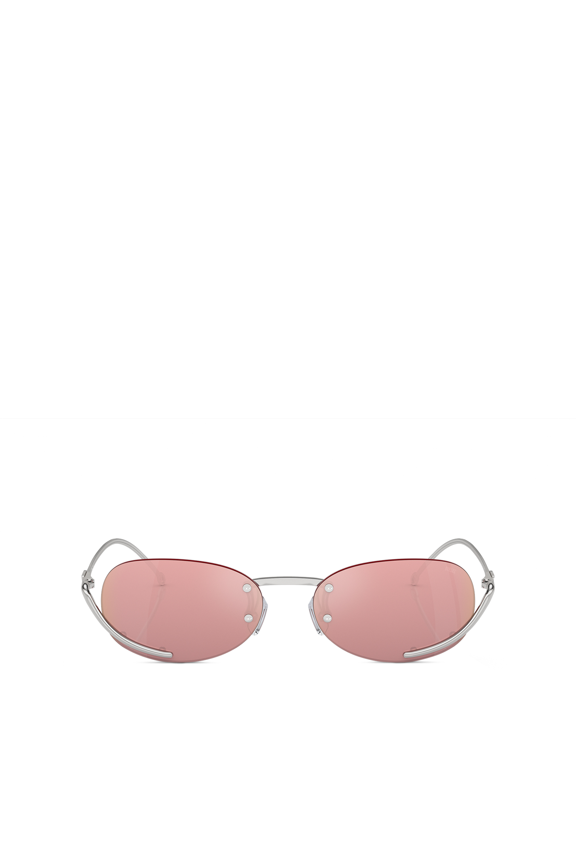 Diesel - 0DL1004, Occhiali da sole ovali Unisex in Rosa - 1