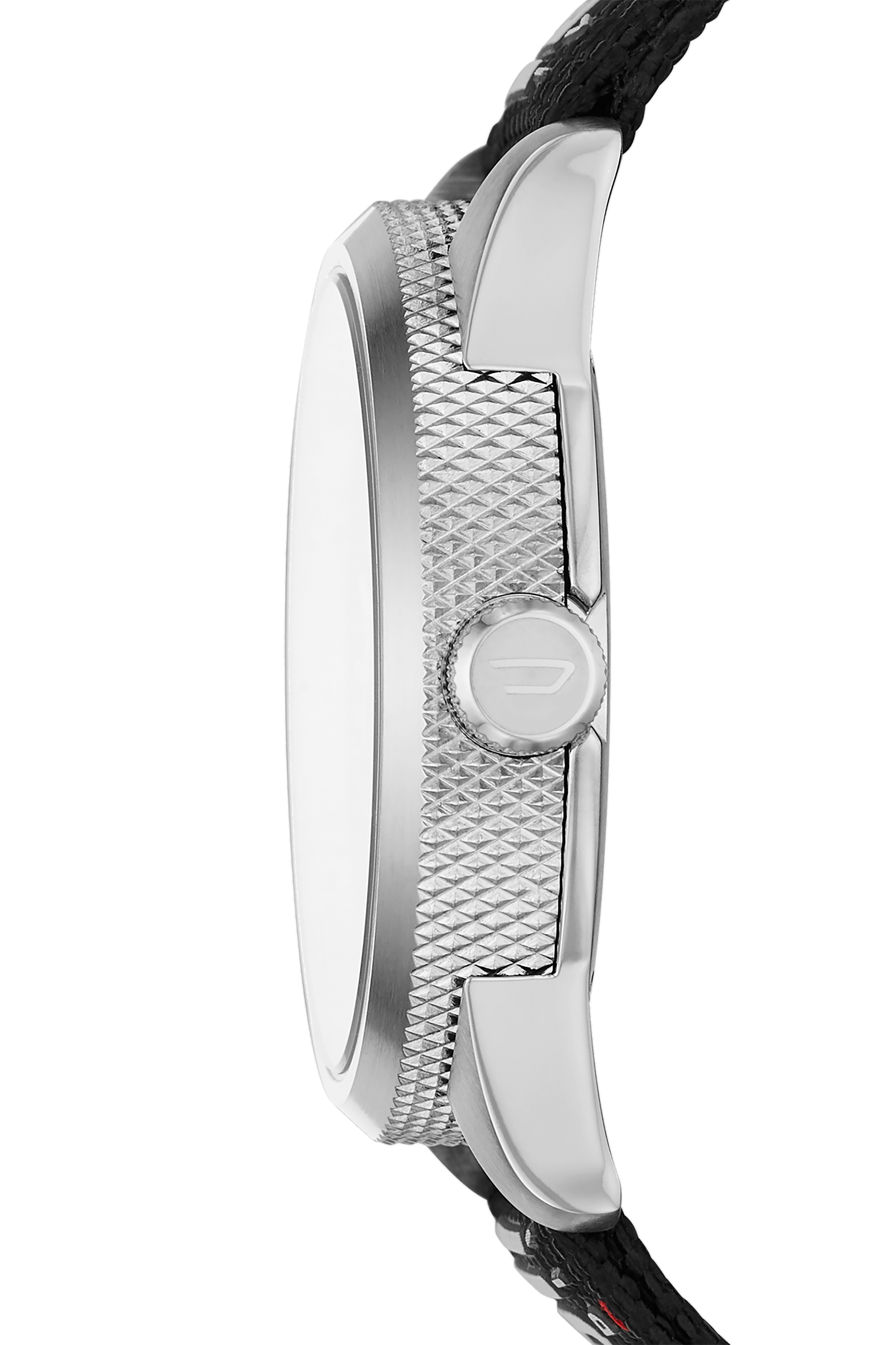 Diesel - DZ1906, Herren Rasp NSBB-Armbanduhr mit drei Zeigern und schwarzem Nylonarmband in Schwarz - 4