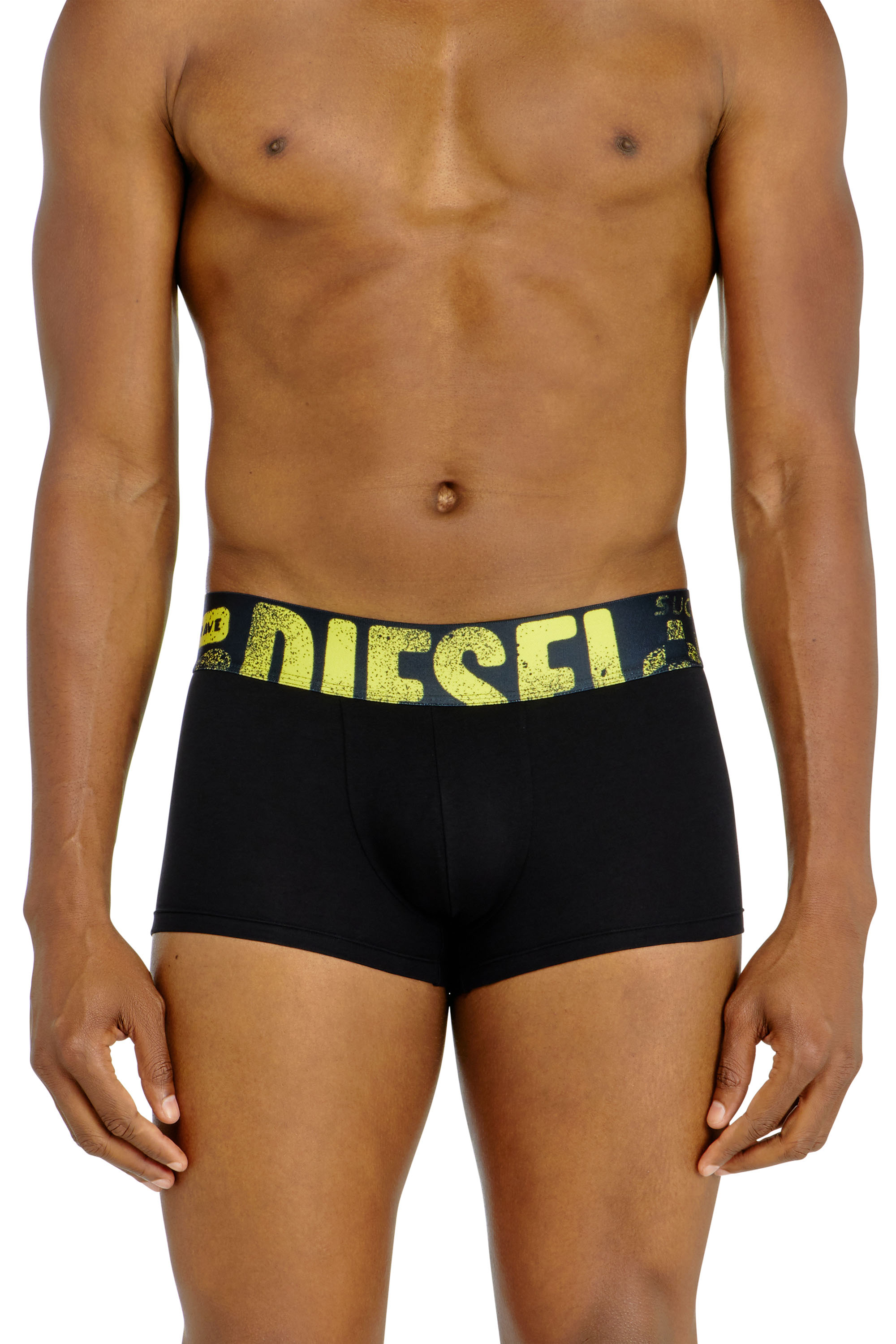 Diesel - UMBX-DAMIENTHREEPACK-5.5EL, Set da tre boxer stretch con logo multicolore Uomo in Multicolor - 3