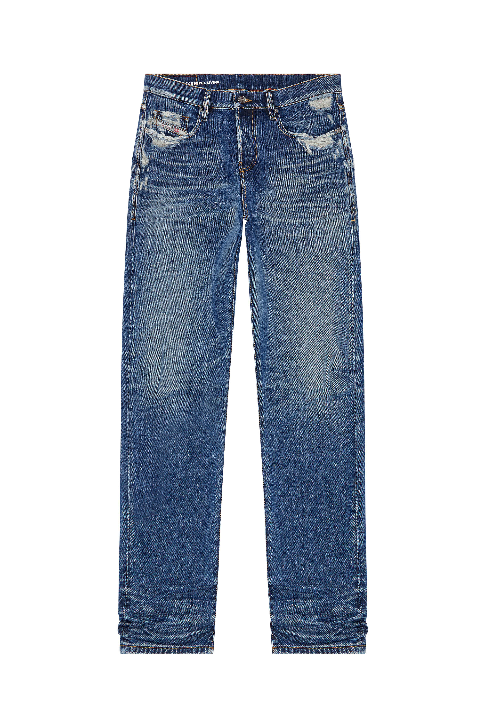 Diesel - Straight Jeans 2020 D-Viker 007Q2, Blu medio - Image 5